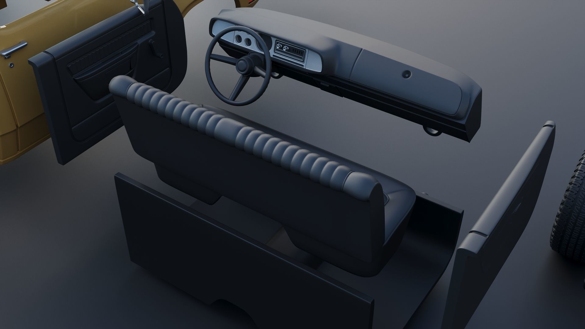 Dodge Power Wagon W150 1979 3D print model_26