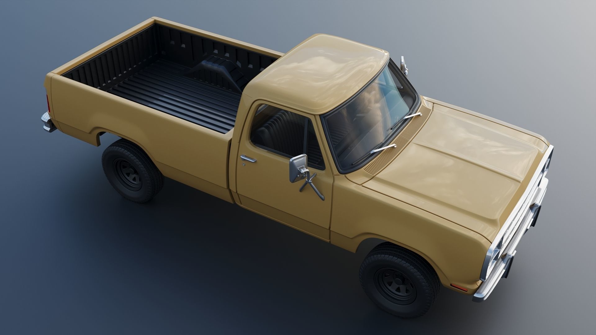 Dodge Power Wagon W150 1979 3D print model_10