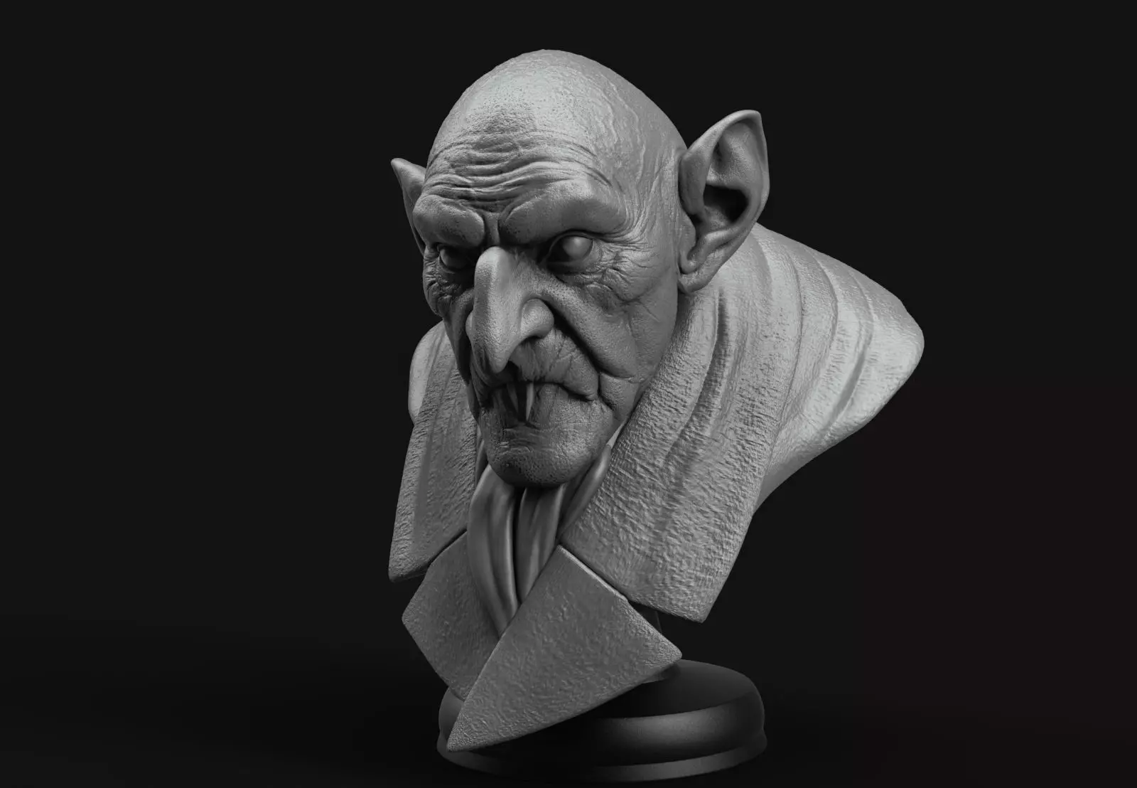 NOSFERATU BUST 3D print model_0