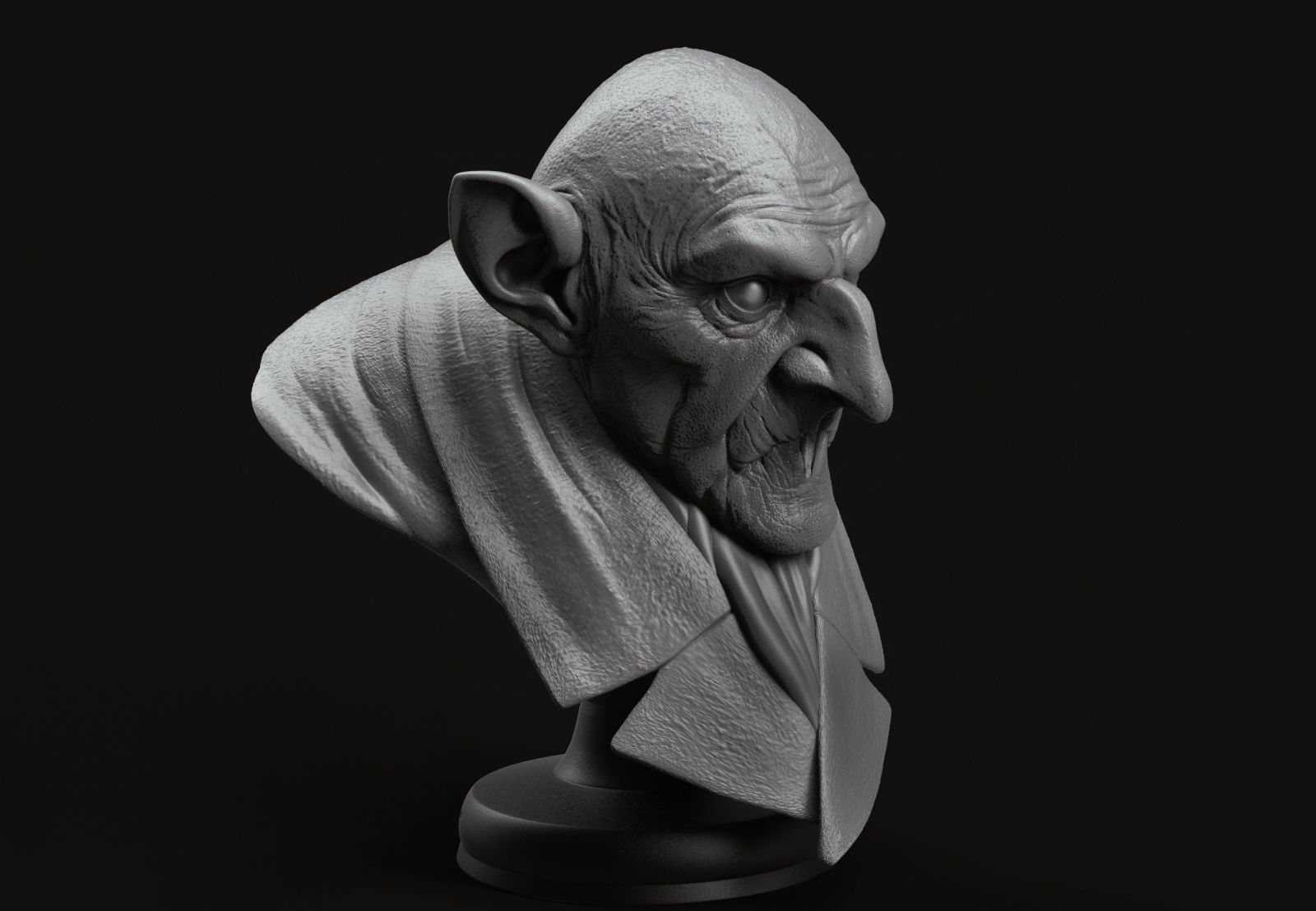 NOSFERATU BUST 3D print model_1