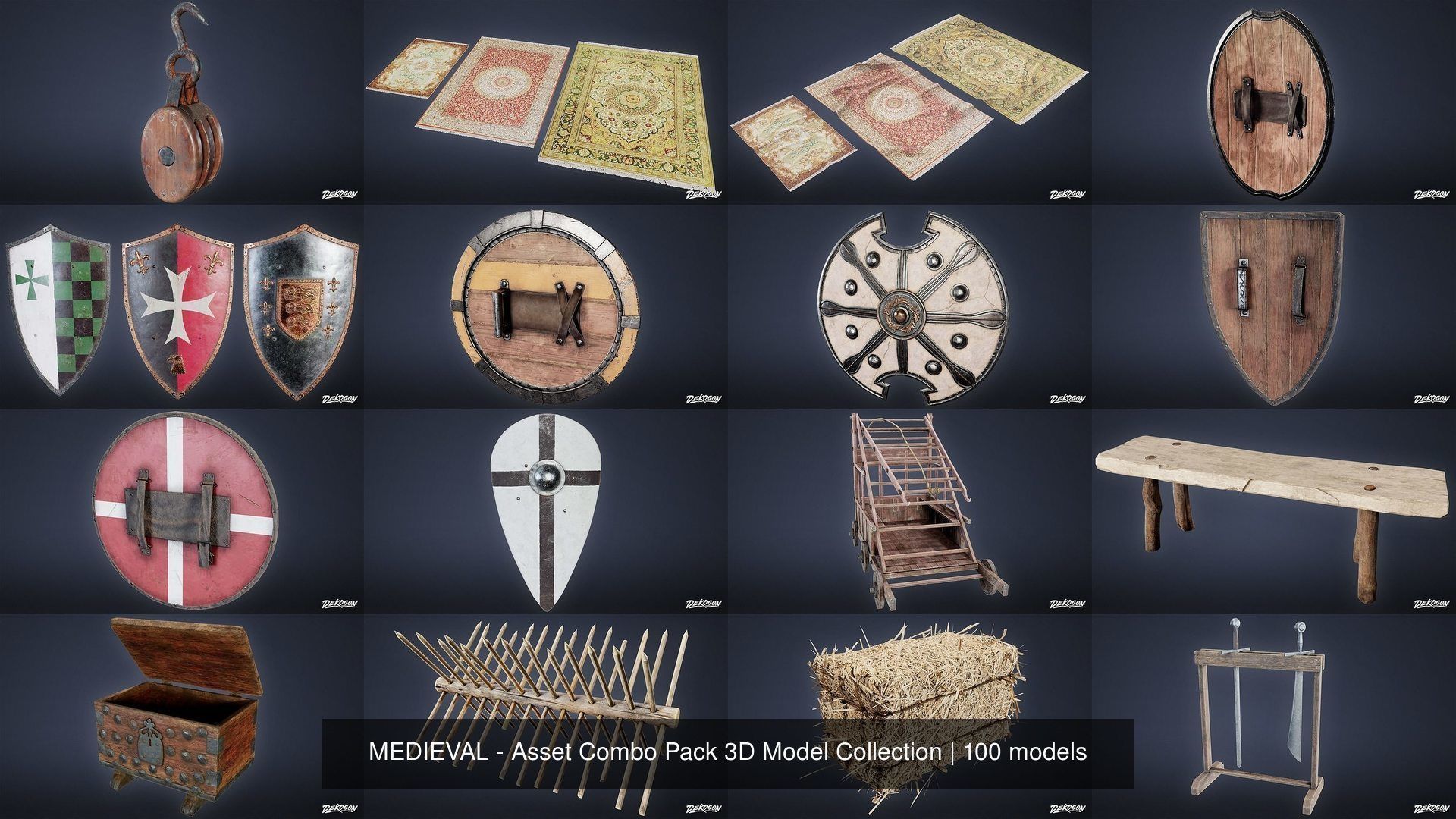 MEDIEVAL - Asset Combo Pack 3D Model Collection _6