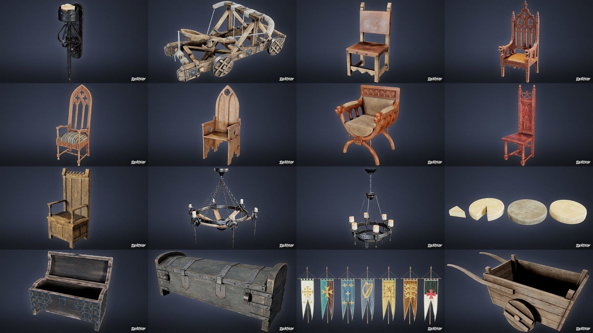 MEDIEVAL - Asset Combo Pack 3D Model Collection _3