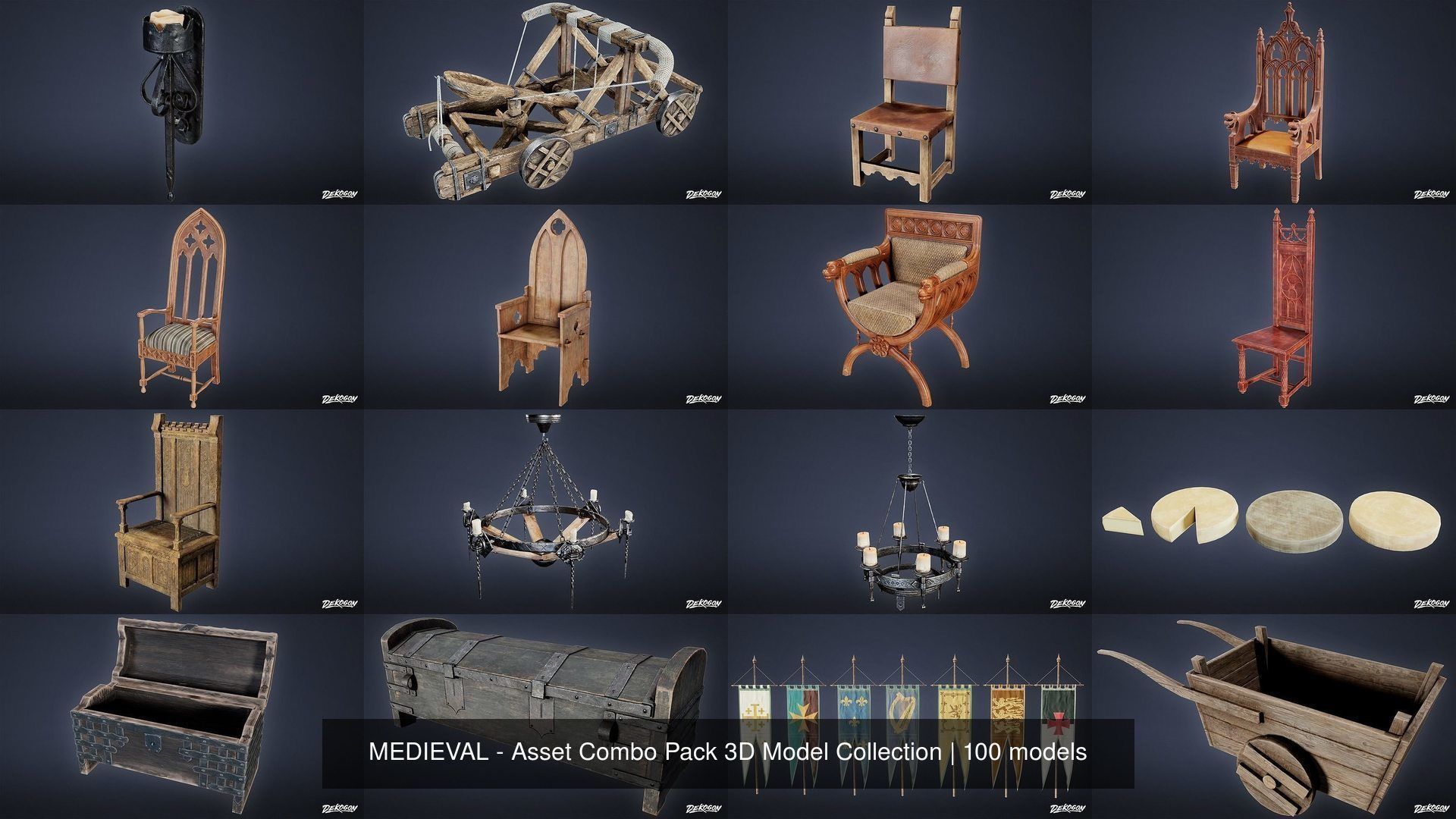 MEDIEVAL - Asset Combo Pack 3D Model Collection _4