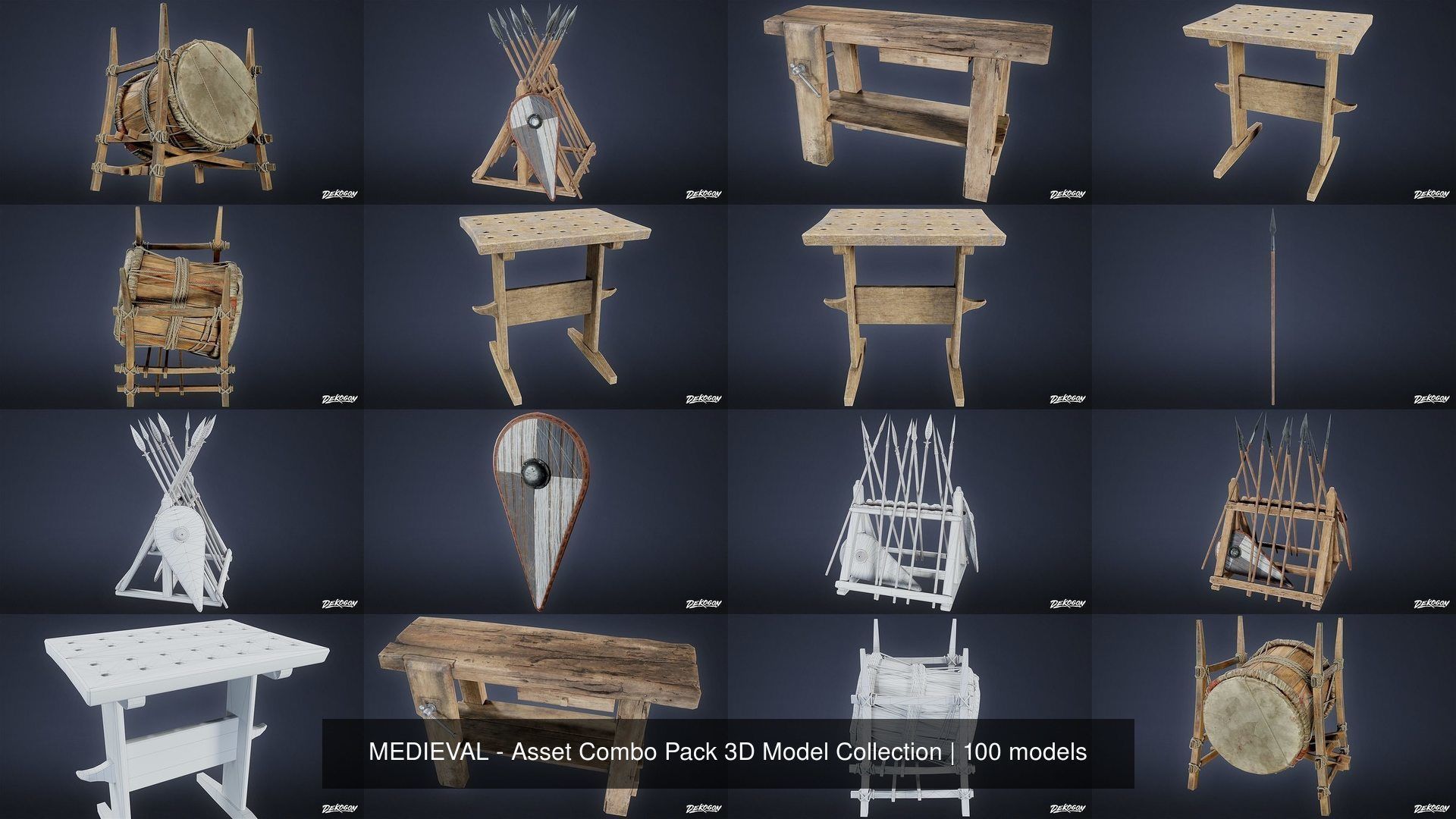 MEDIEVAL - Asset Combo Pack 3D Model Collection _12