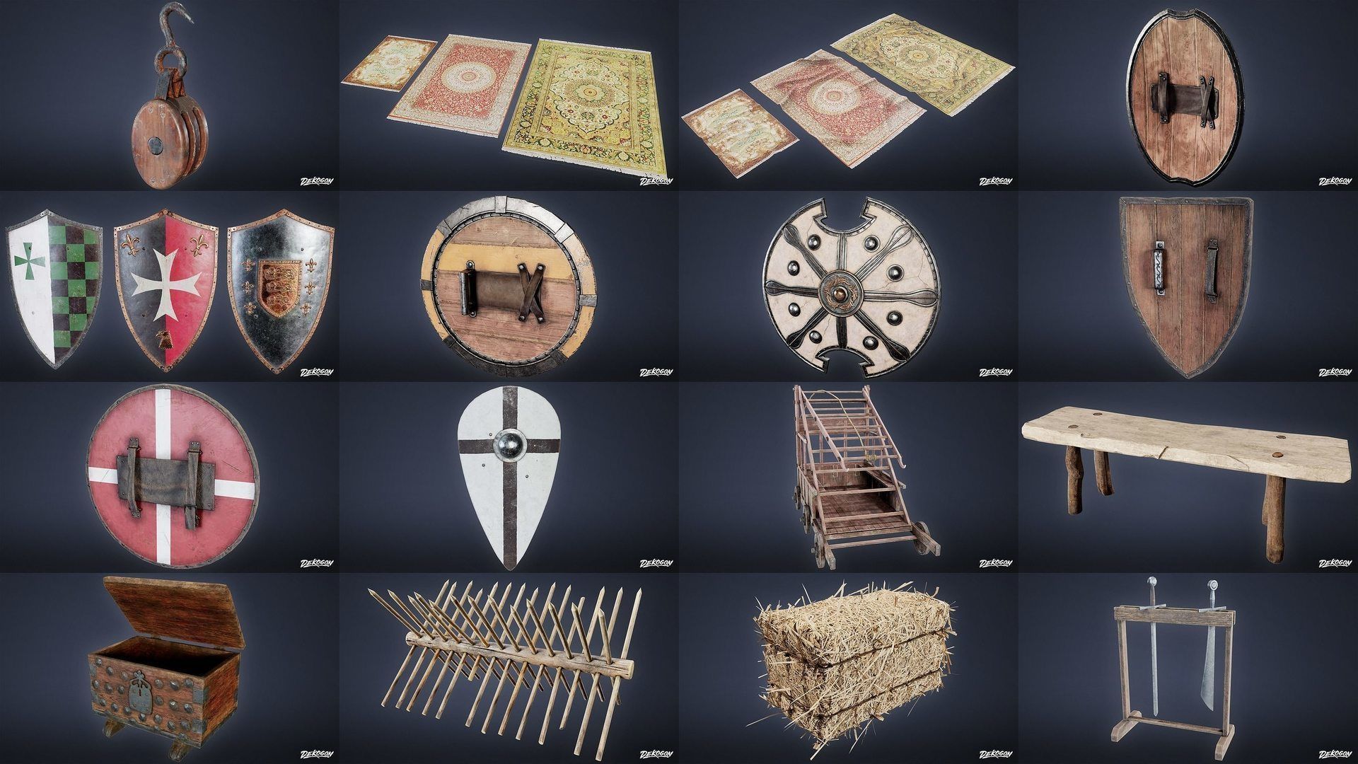 MEDIEVAL - Asset Combo Pack 3D Model Collection _5