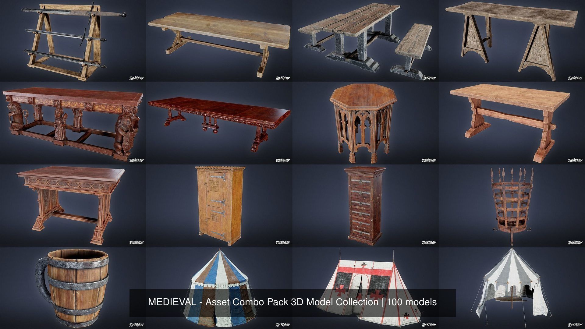 MEDIEVAL - Asset Combo Pack 3D Model Collection _8