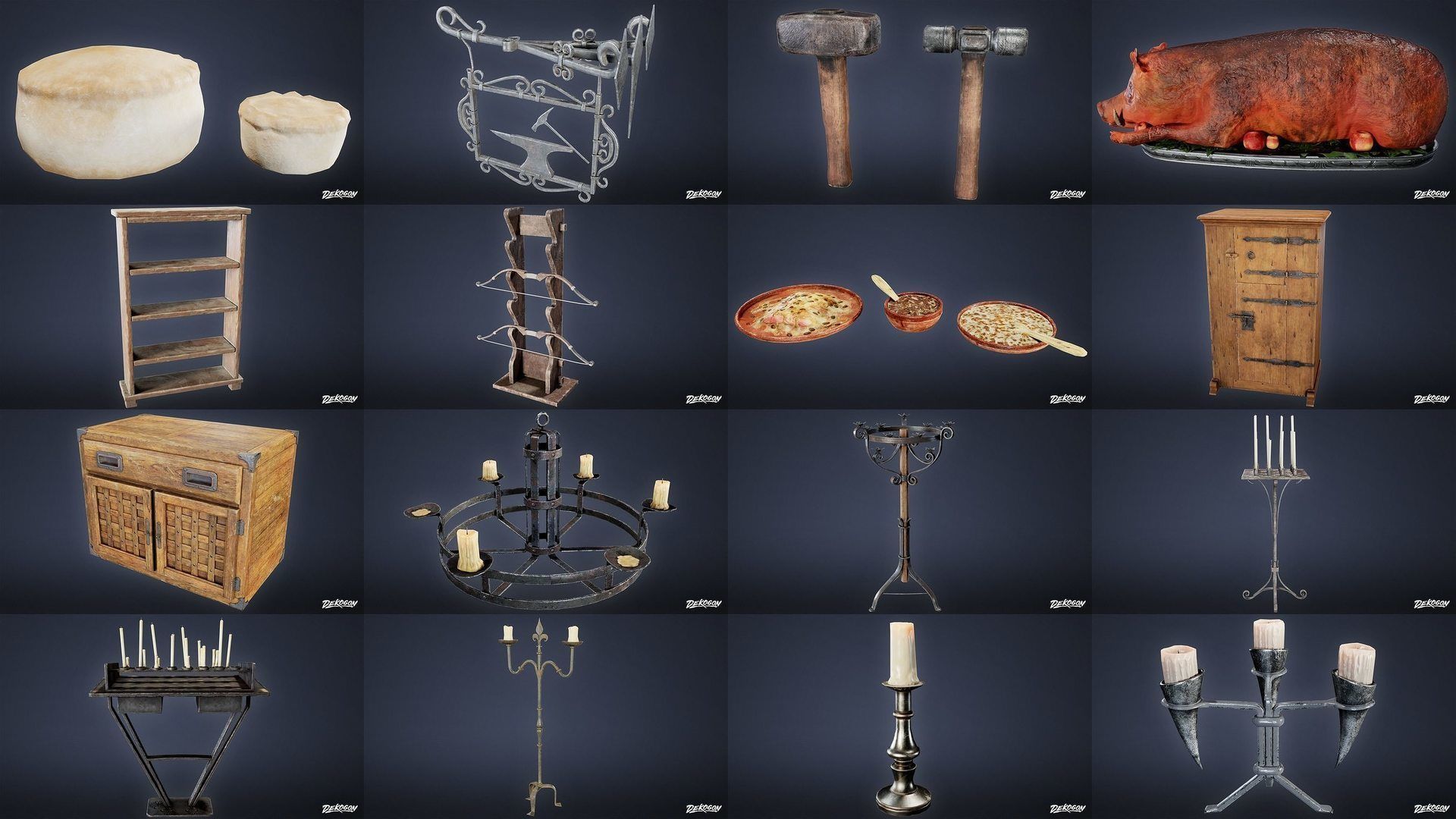 MEDIEVAL - Asset Combo Pack 3D Model Collection _1