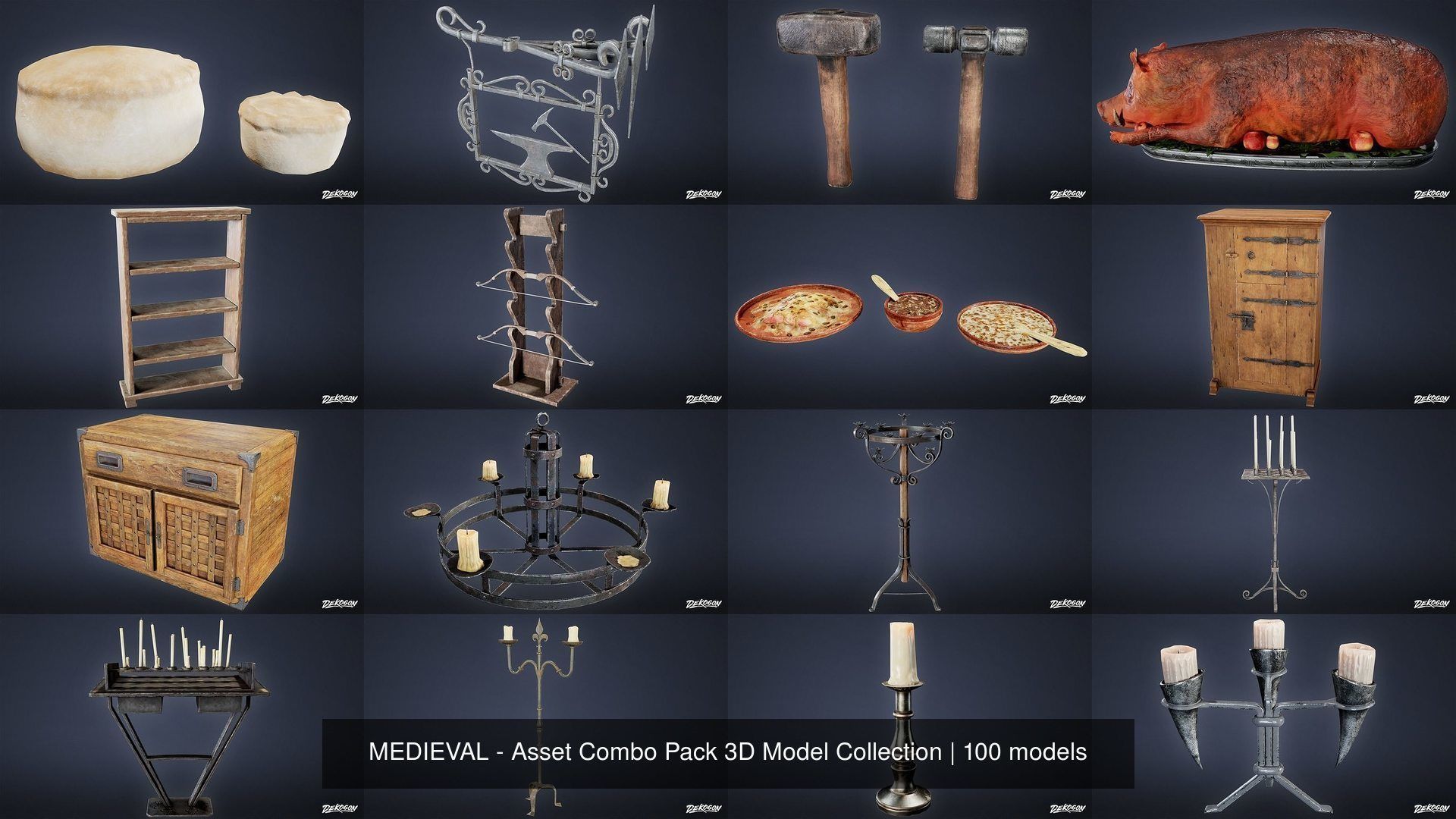 MEDIEVAL - Asset Combo Pack 3D Model Collection _2
