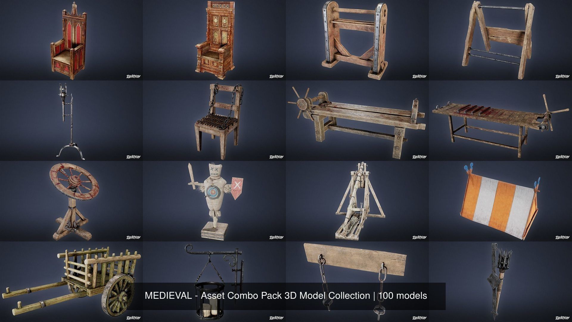 MEDIEVAL - Asset Combo Pack 3D Model Collection _10