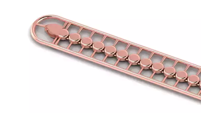ladies 3d chain or necklace or bracelet 3d model direct casting 3D print model