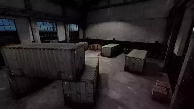 Warehouse-Warehouse Building 3D model