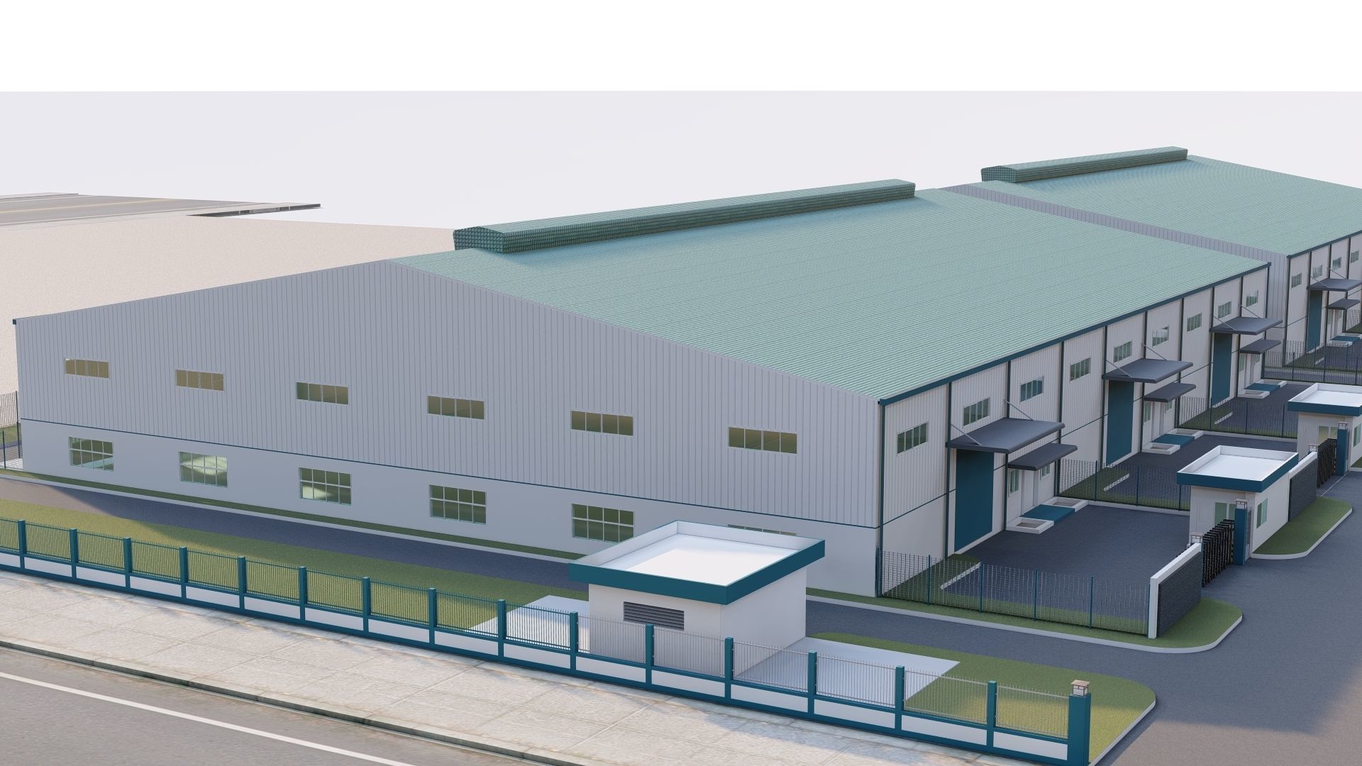 Warehouse-Warehouse Building 3D model_4