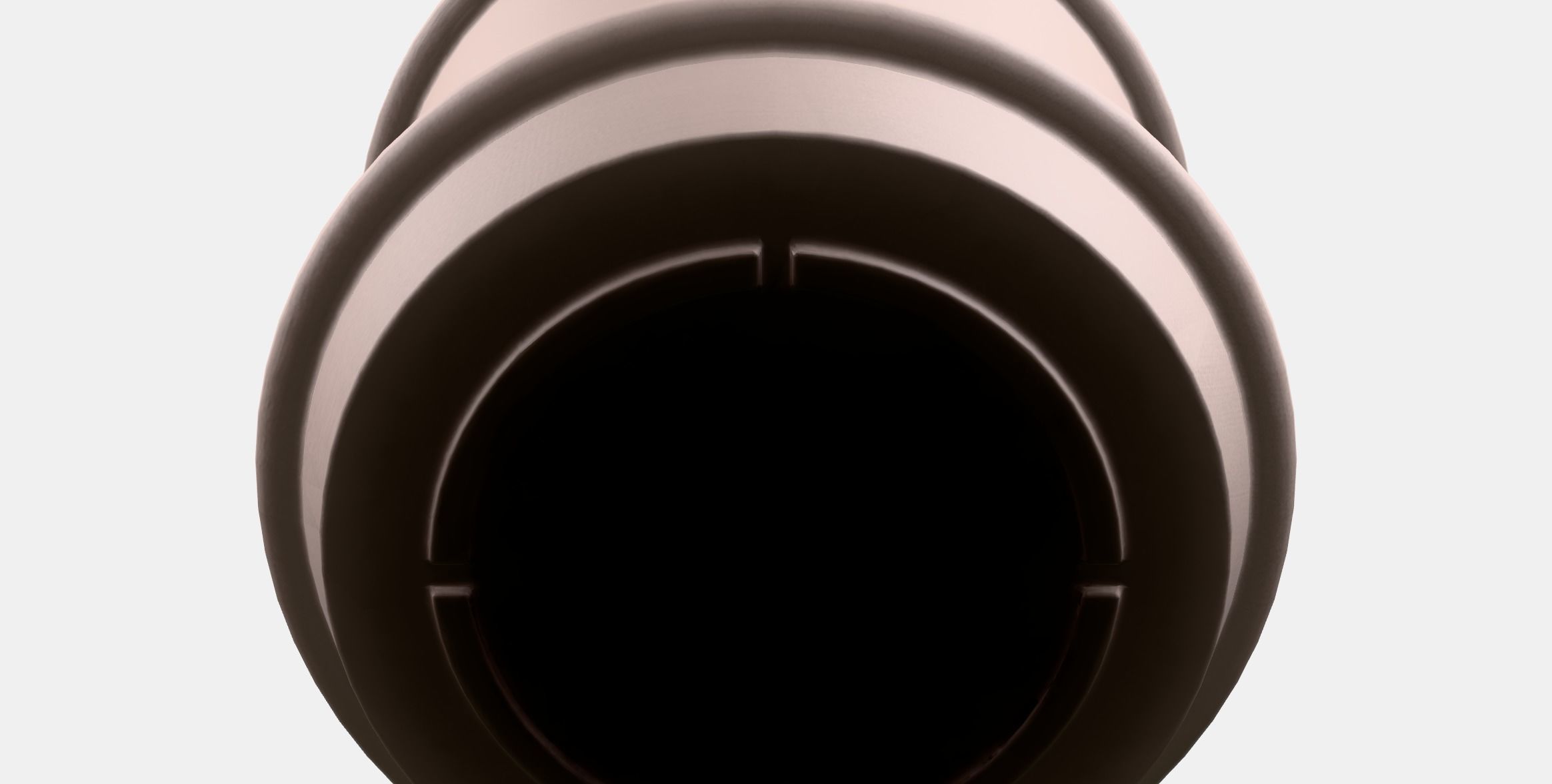 MUSKOTBLOMMA Plant pot with saucer 1 Low-poly 3D model_8