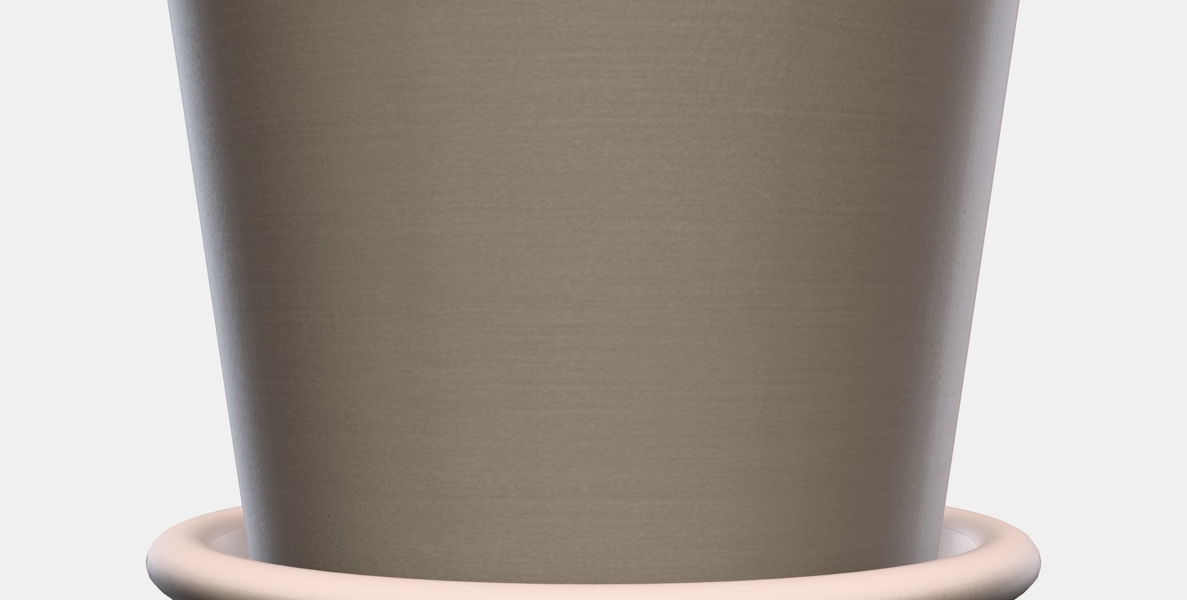 MUSKOTBLOMMA Plant pot with saucer 1 Low-poly 3D model_11