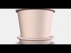 MUSKOTBLOMMA Plant pot with saucer 1 Low-poly 3D model_1