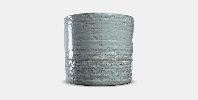 CHIAFRON Plant pot 2 Low-poly 3D model