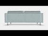 LANDSKRONA 3-seater sofa Low-poly 3D model_1