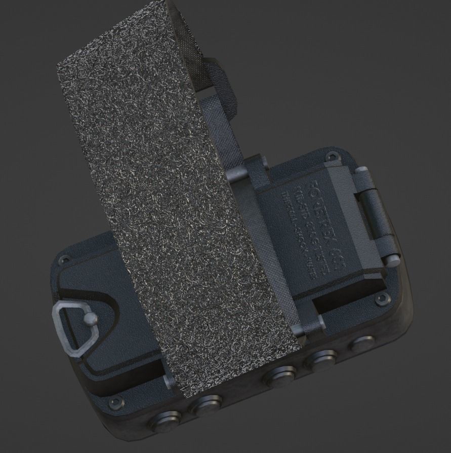 Garmin Foretrex 601 Low-poly 3D model_2