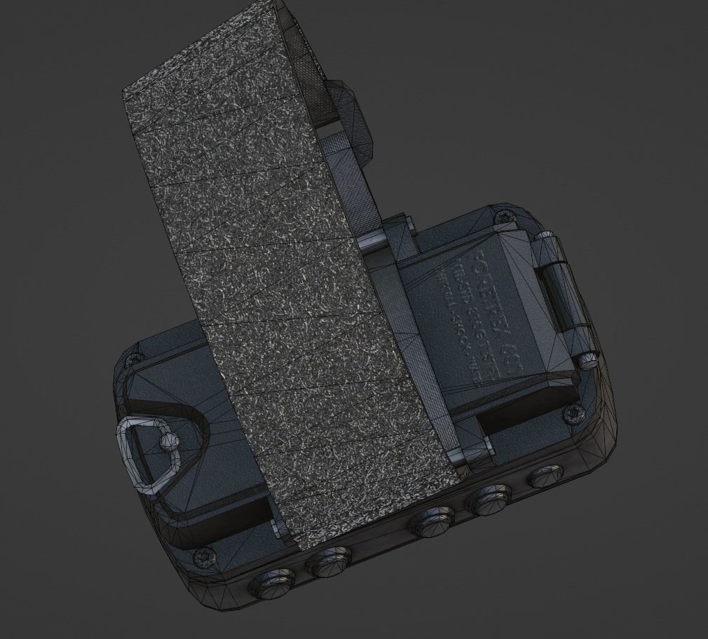 Garmin Foretrex 601 Low-poly 3D model_3