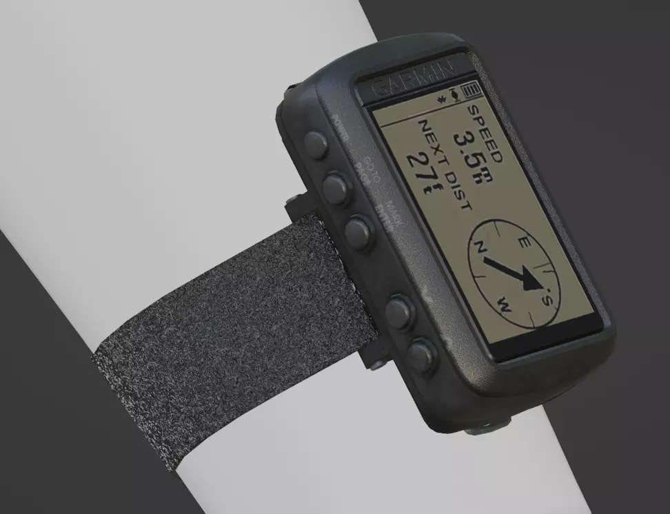 Garmin Foretrex 601 Low-poly 3D model_0
