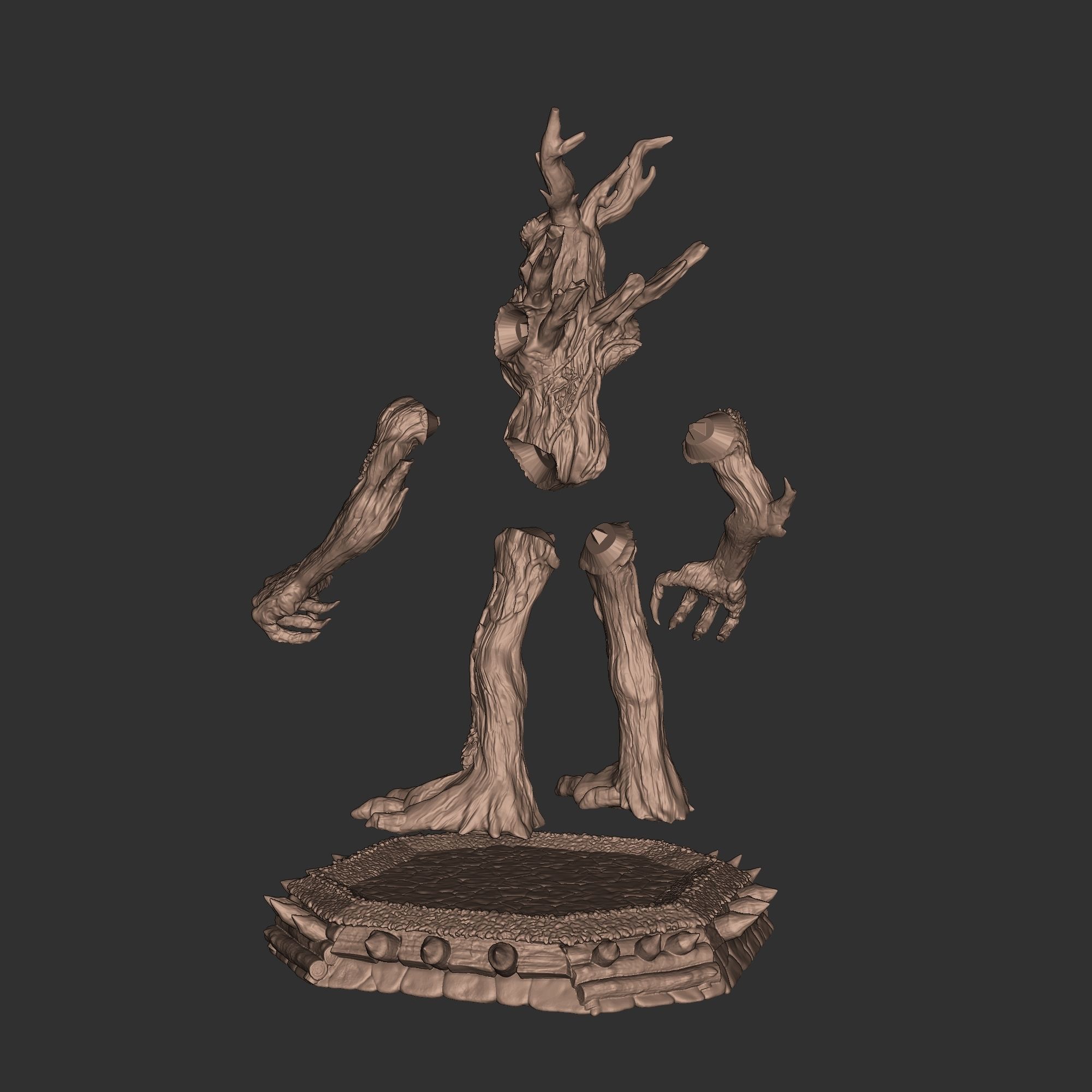 Heroes 3 Dendroid Soldier of Rampart  3D print model_6