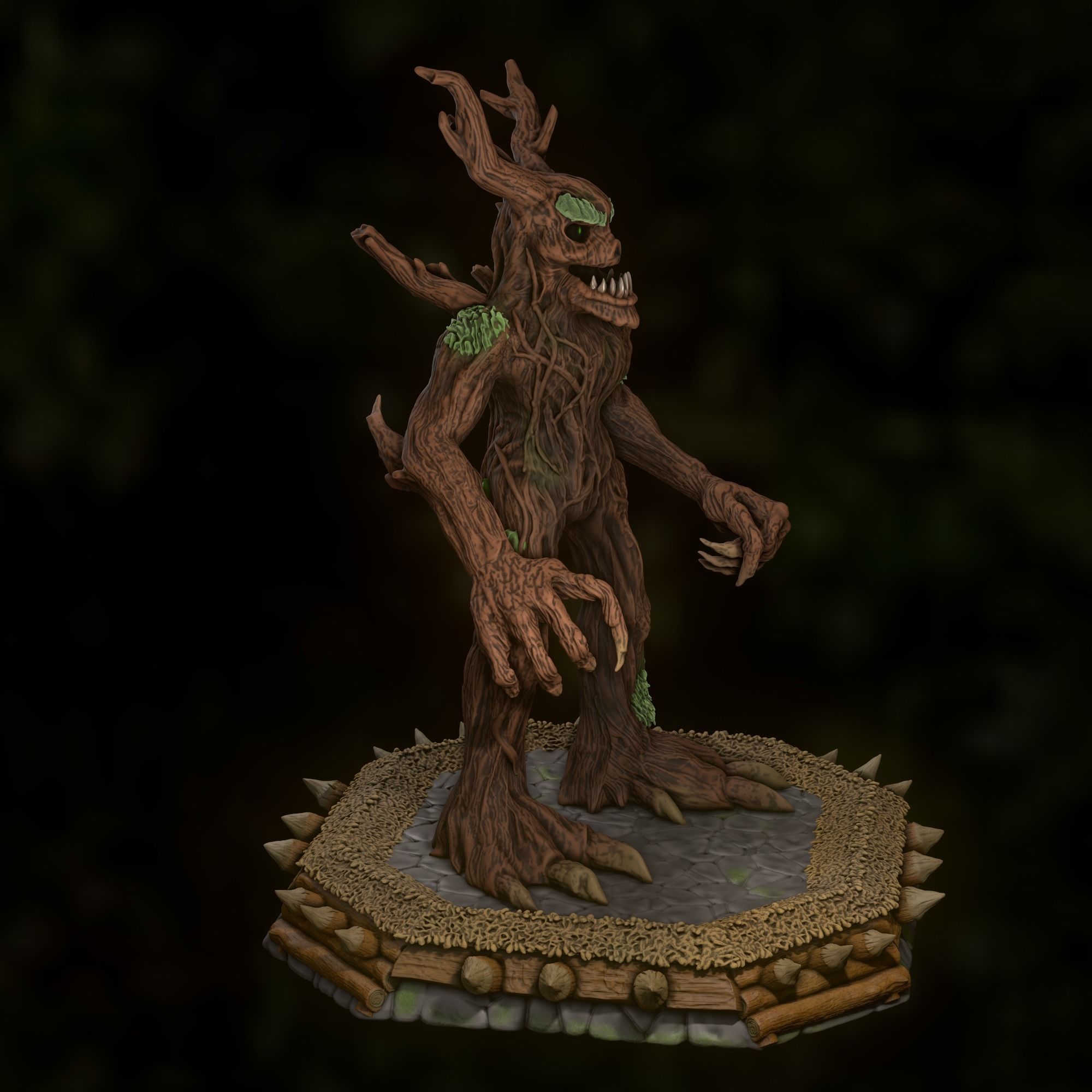 Heroes 3 Dendroid Soldier of Rampart  3D print model_2