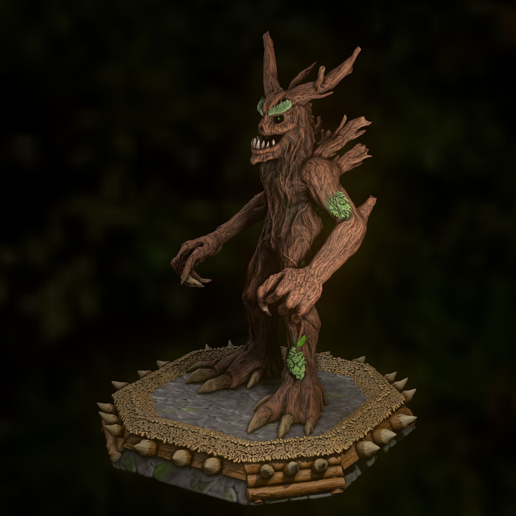 Heroes 3 Dendroid Soldier of Rampart  3D print model_1