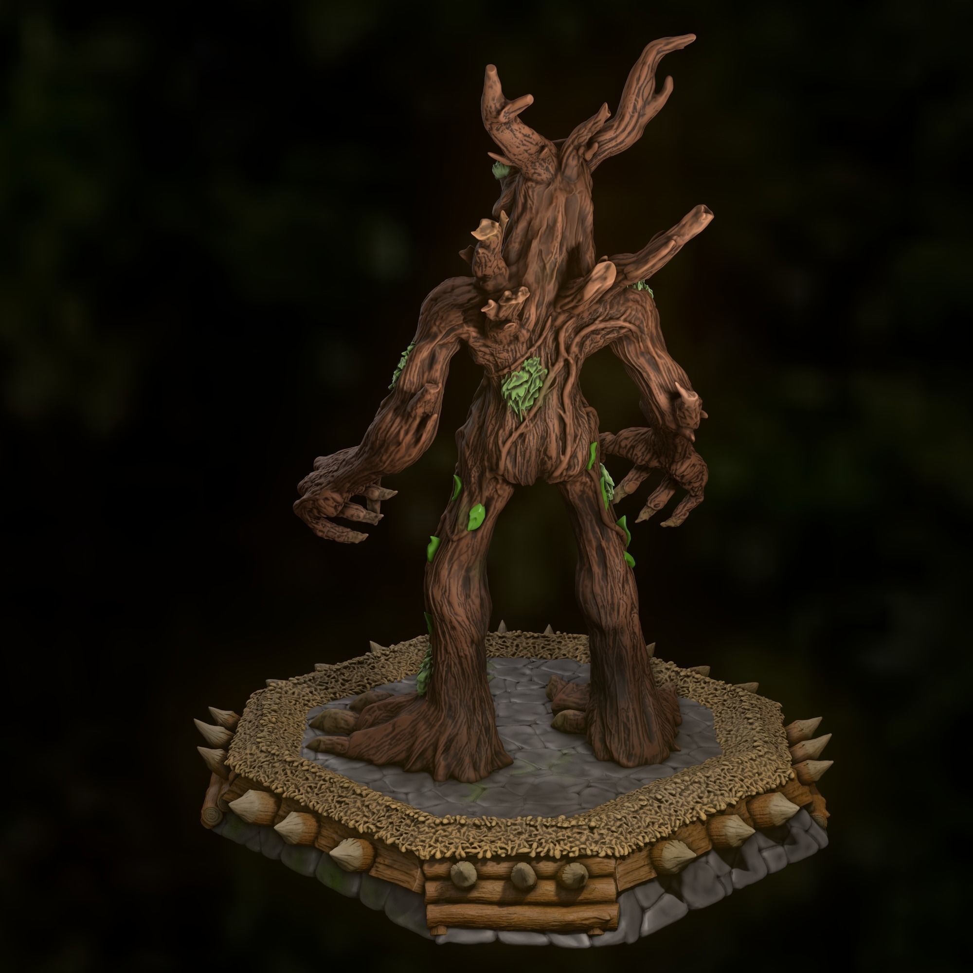 Heroes 3 Dendroid Soldier of Rampart  3D print model_3