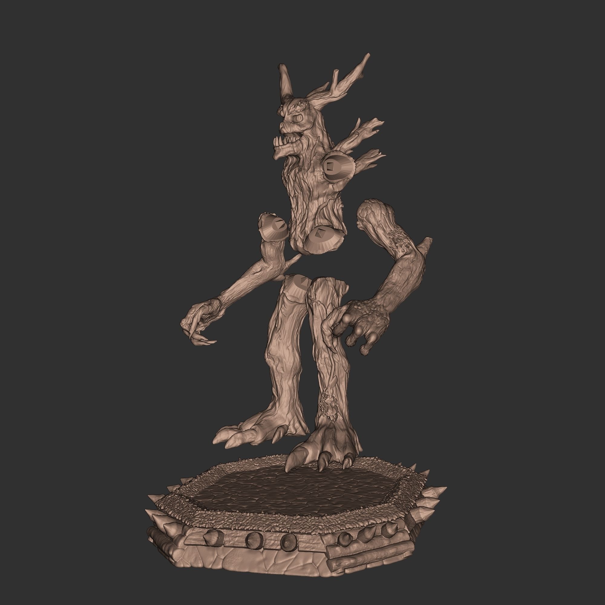 Heroes 3 Dendroid Soldier of Rampart  3D print model_5