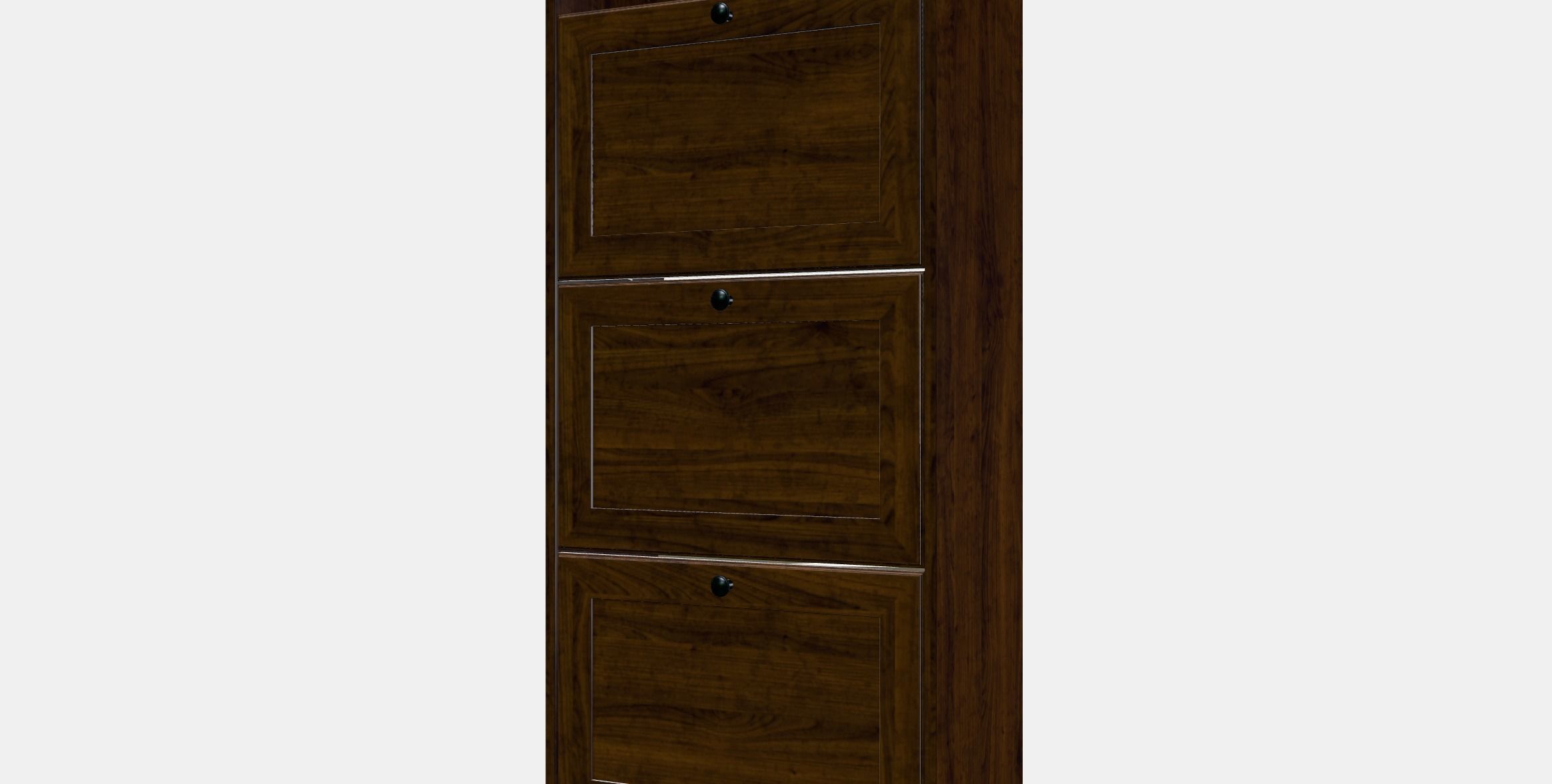 BRUSALI Shoe cabinet with 3 compartments 1 Low-poly 3D model_13