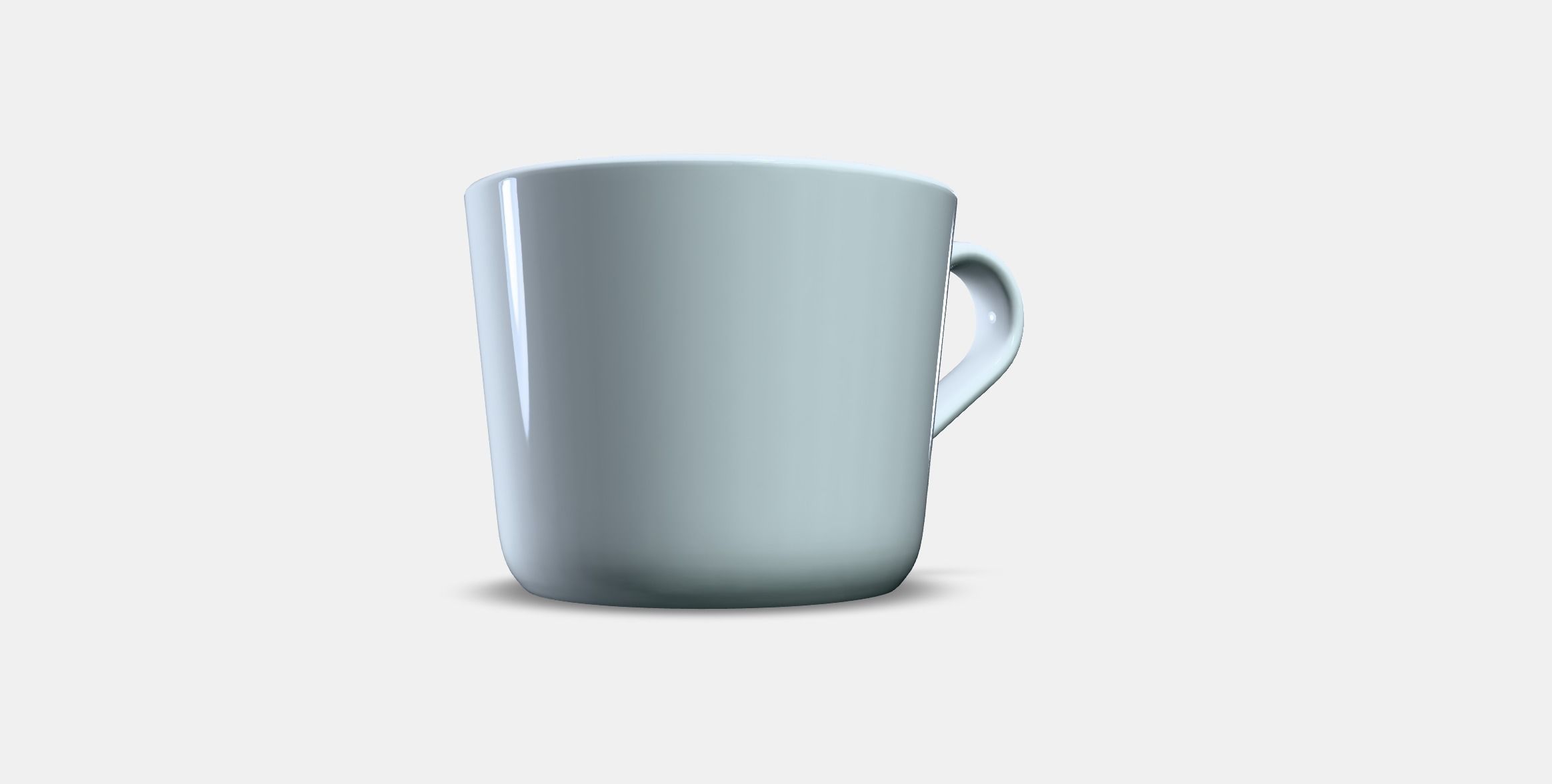 IKEA 365 Mug Low-poly 3D model_3