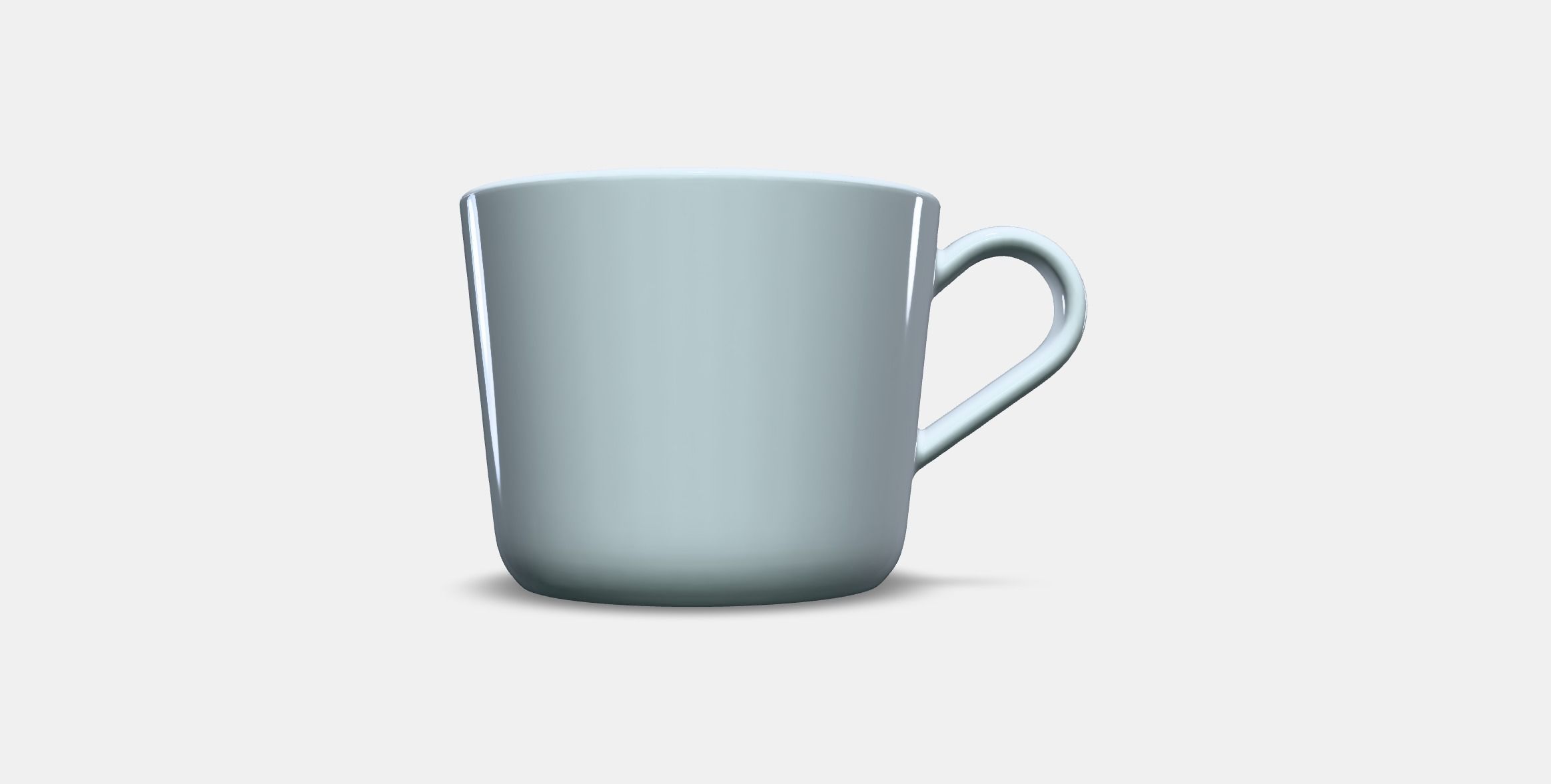 IKEA 365 Mug Low-poly 3D model_10