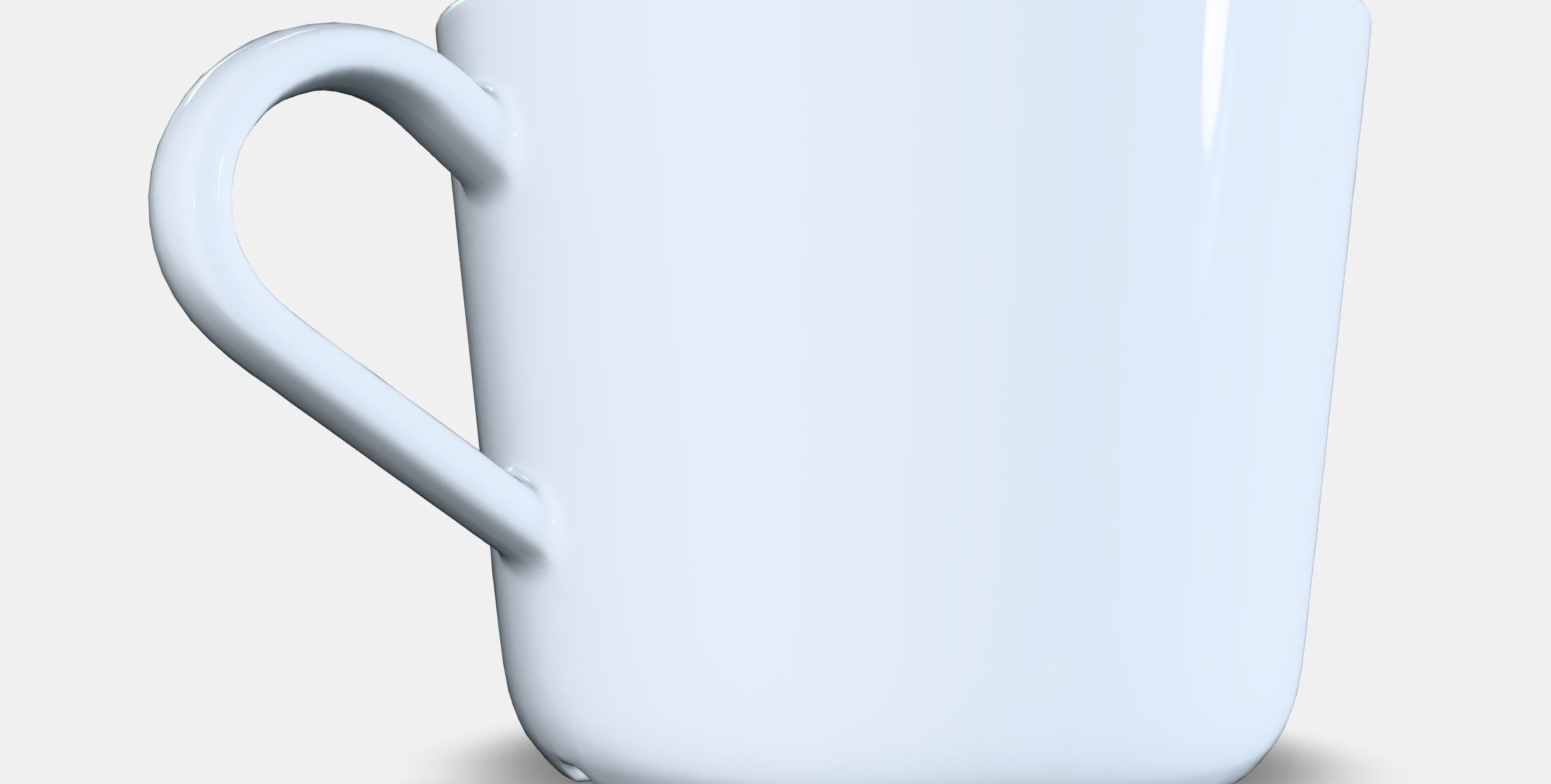 IKEA 365 Mug Low-poly 3D model_2