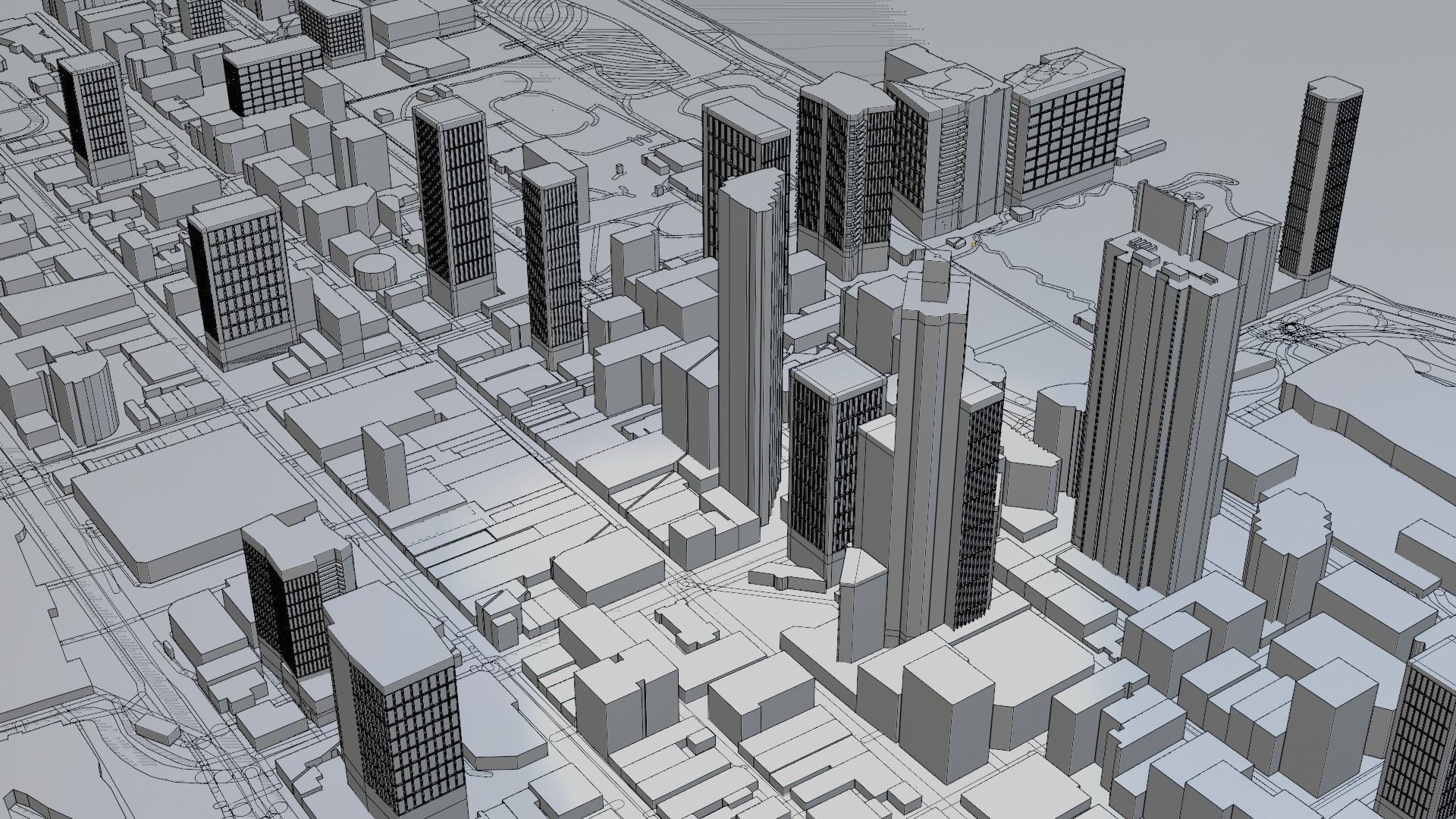 Perth Australia Citymap Building 3D model_7