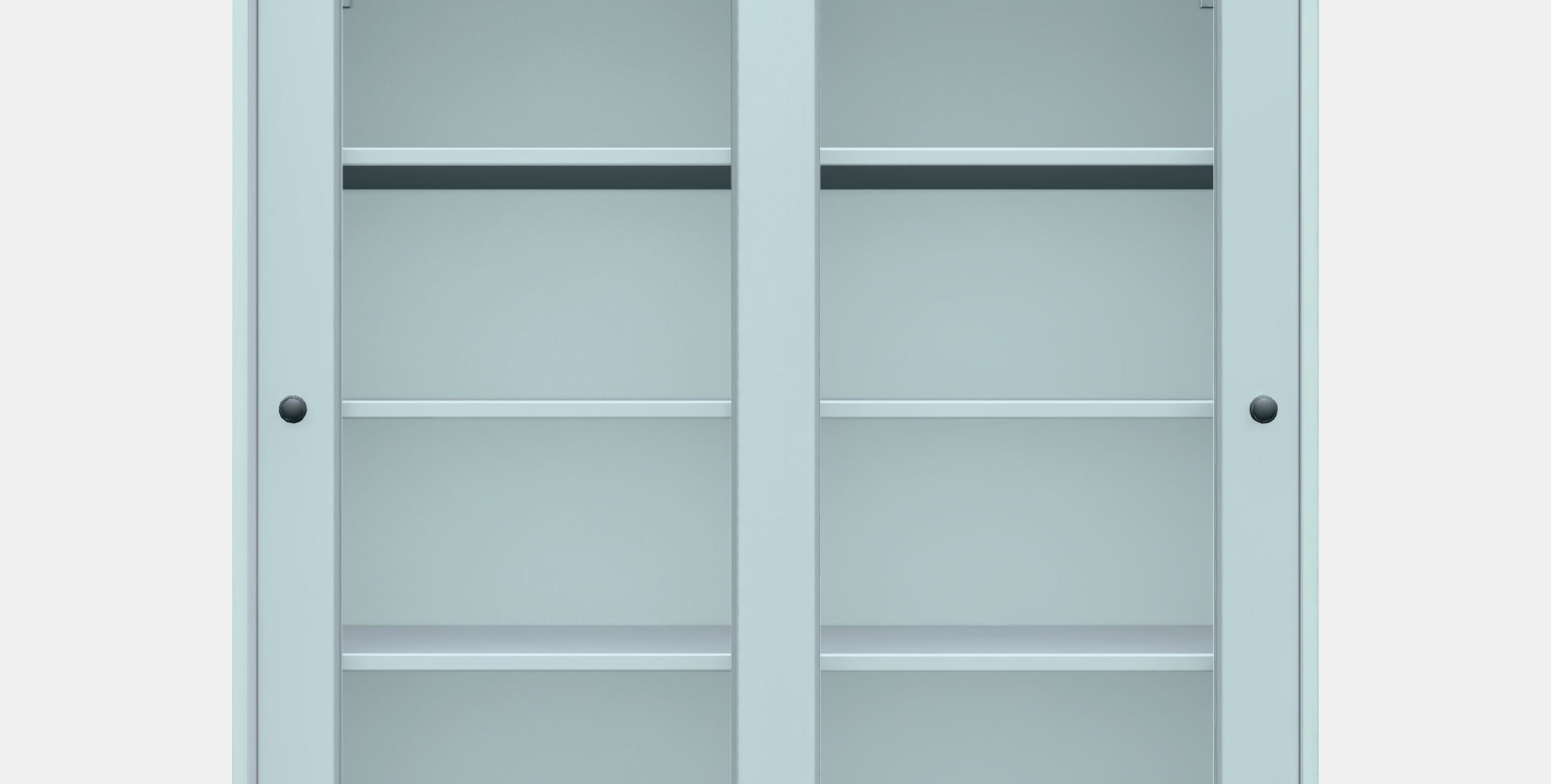 HAUGA Glass Door Cabinet Low-poly 3D model_10