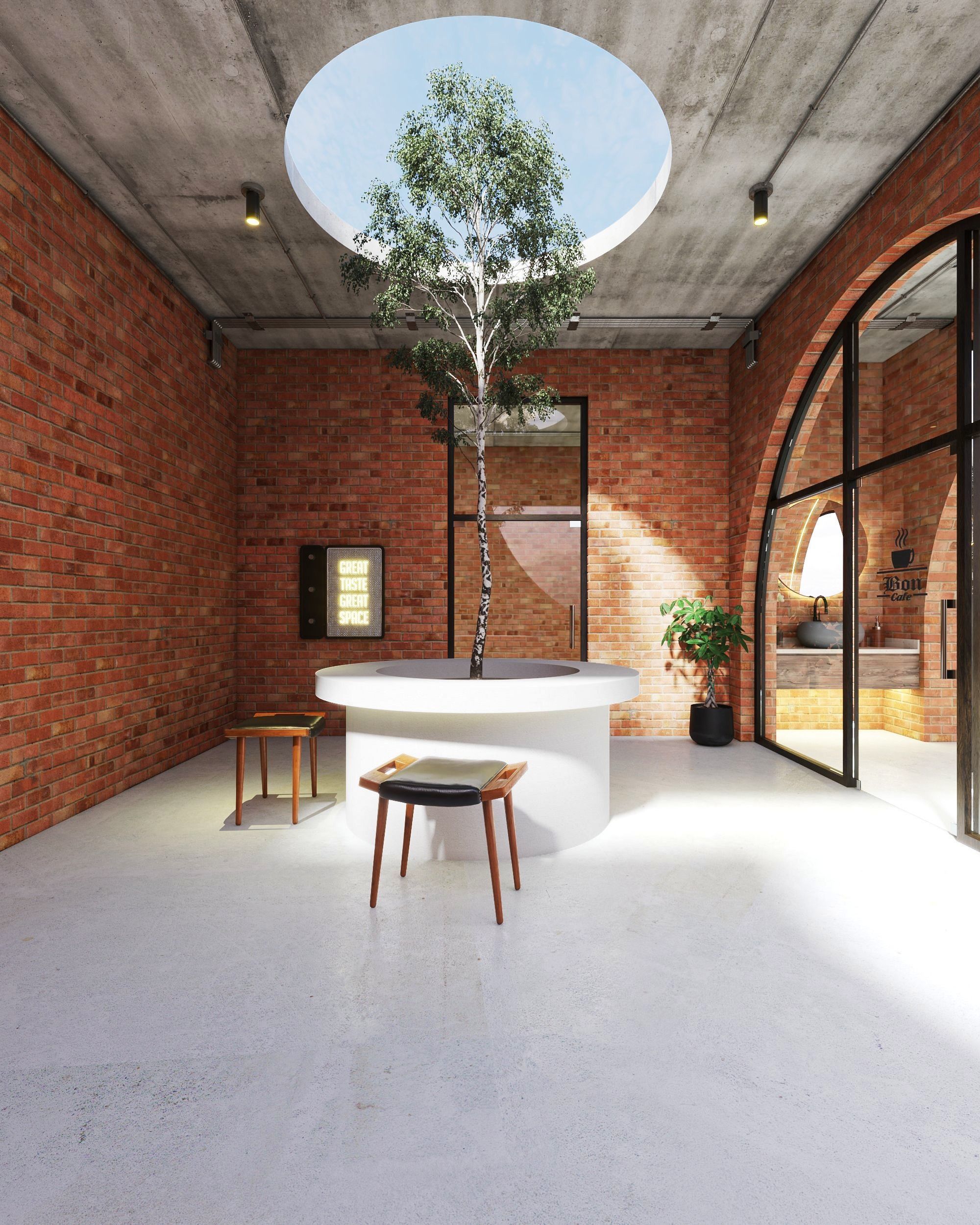 Coffee Shop  3D model_2