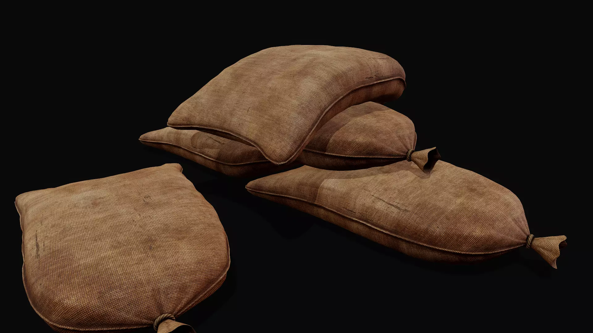 Sandbag - Tutorial Included 3D model