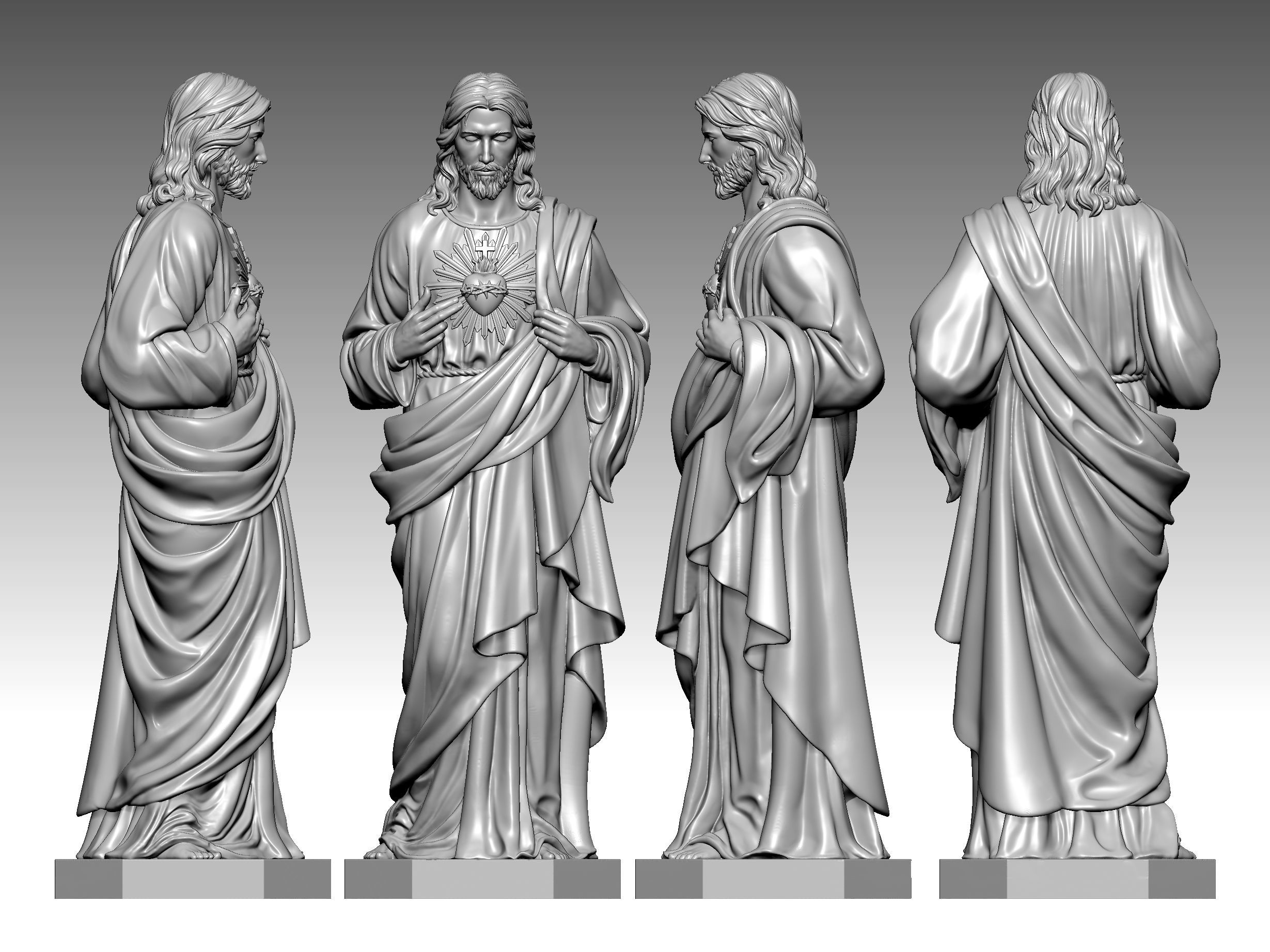 3D model of Jesus Christ 3D print model_1