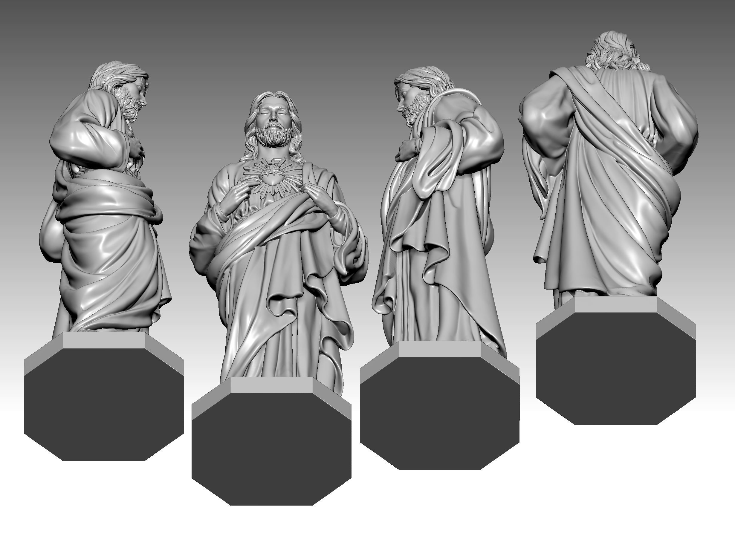 3D model of Jesus Christ 3D print model_3