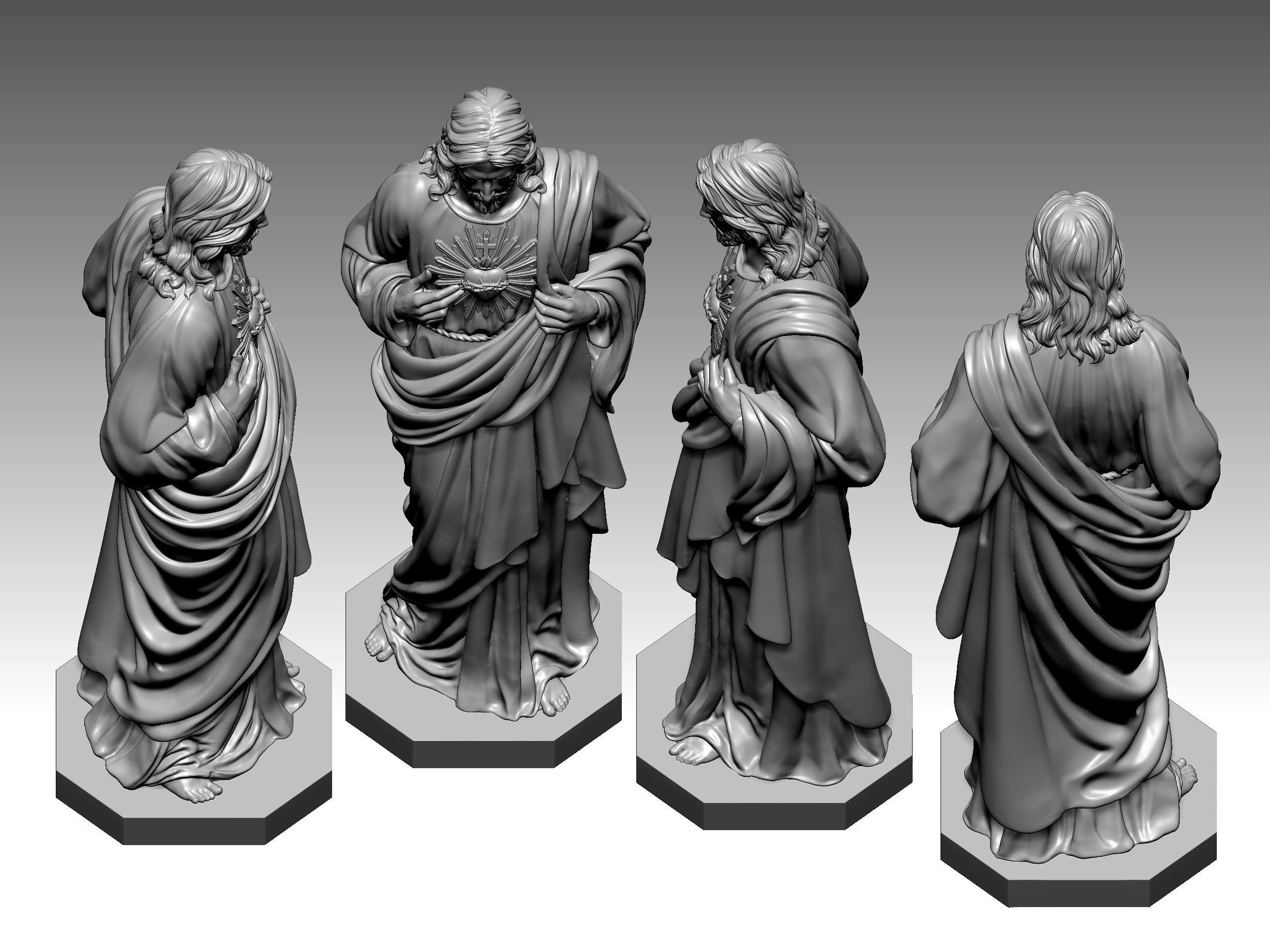 3D model of Jesus Christ 3D print model_2
