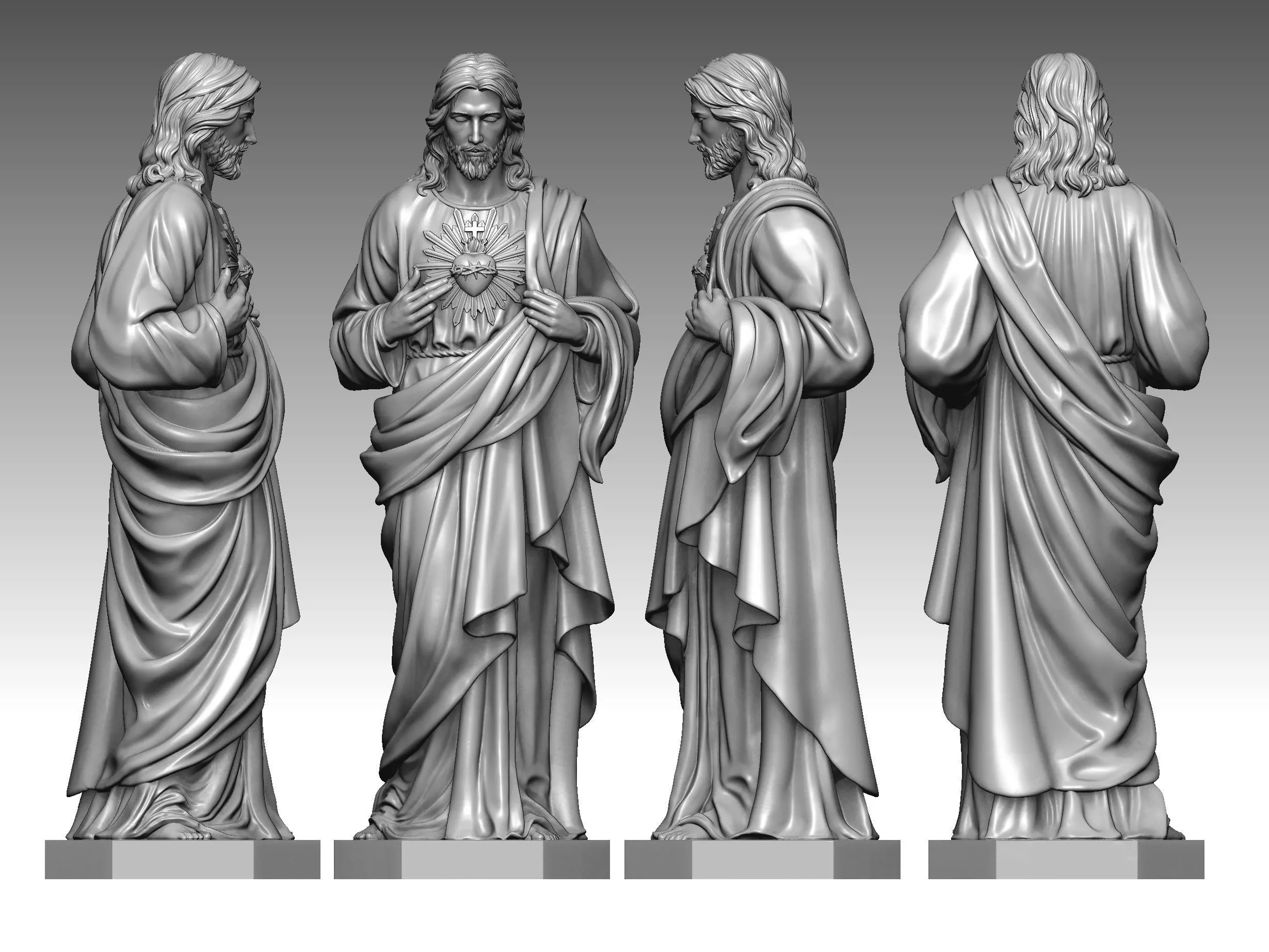 3D model of Jesus Christ 3D print model_0