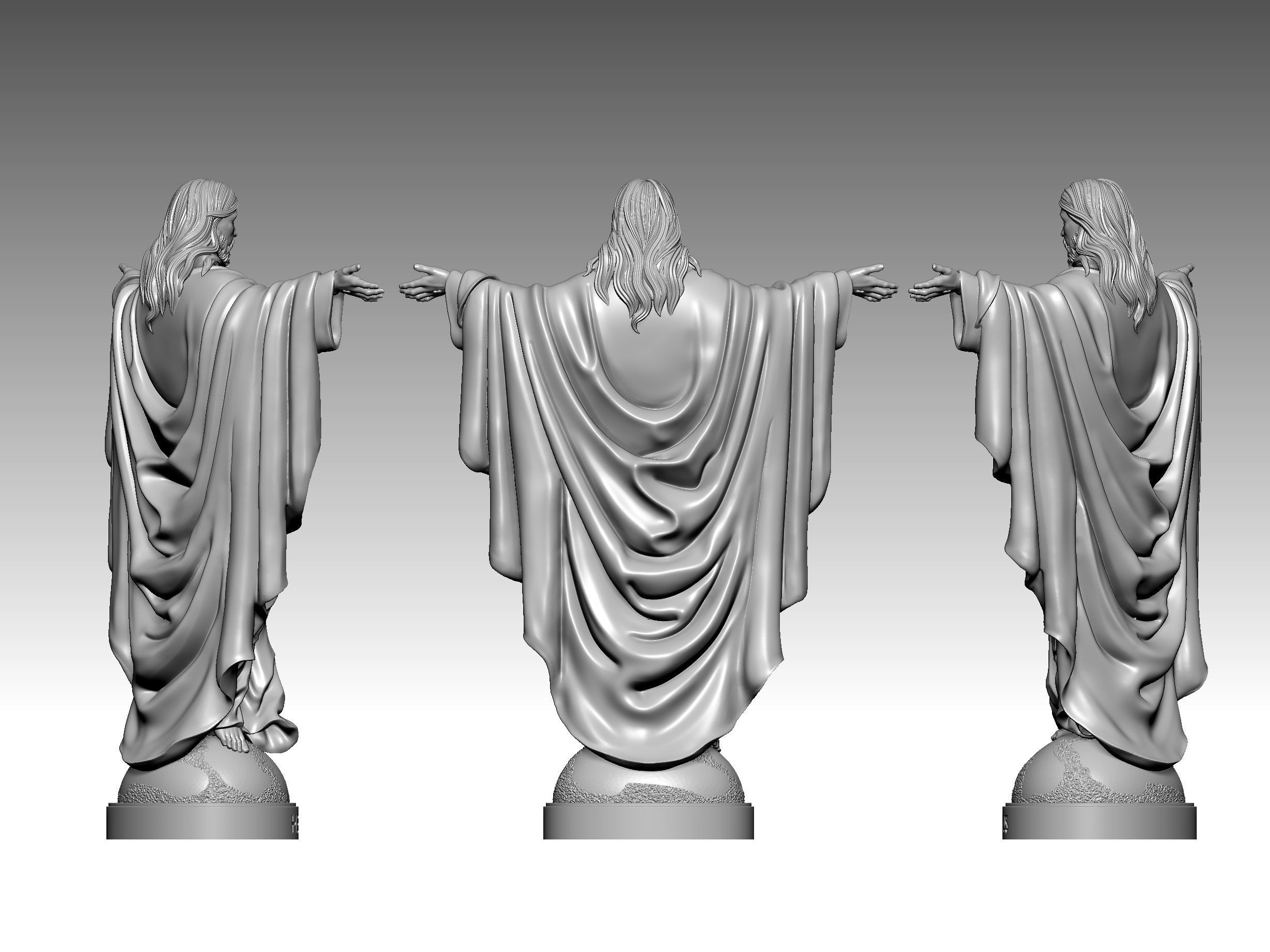 3D model of Christ 3D print model_2