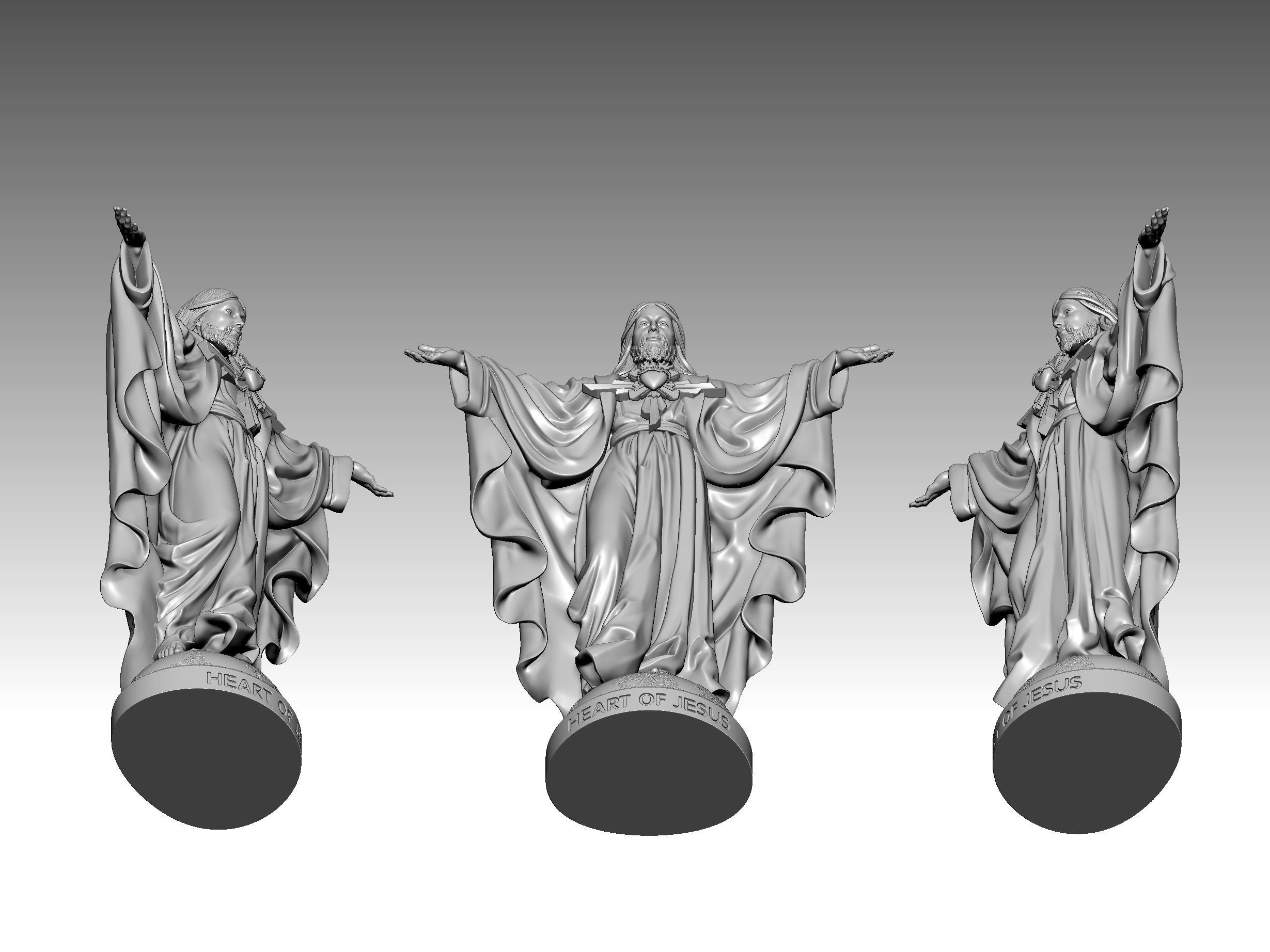 3D model of Christ 3D print model_4