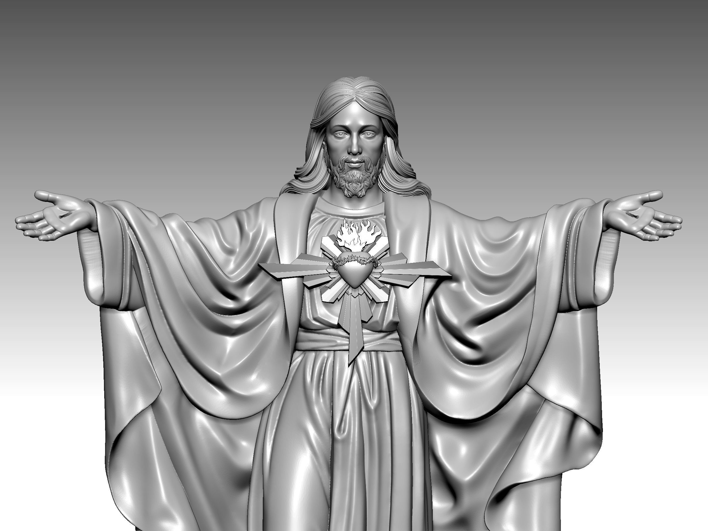 3D model of Christ 3D print model_5