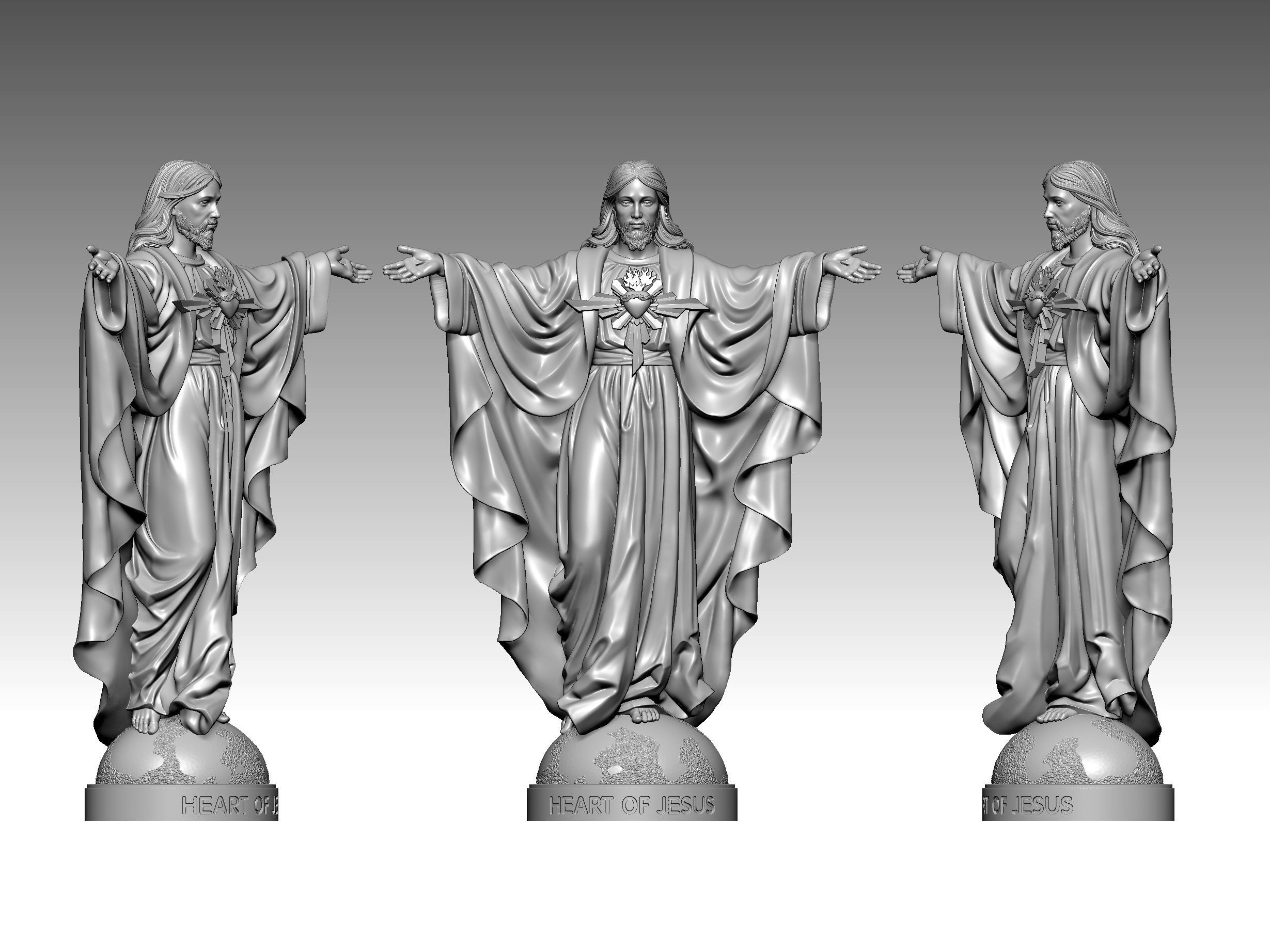 3D model of Christ 3D print model_1