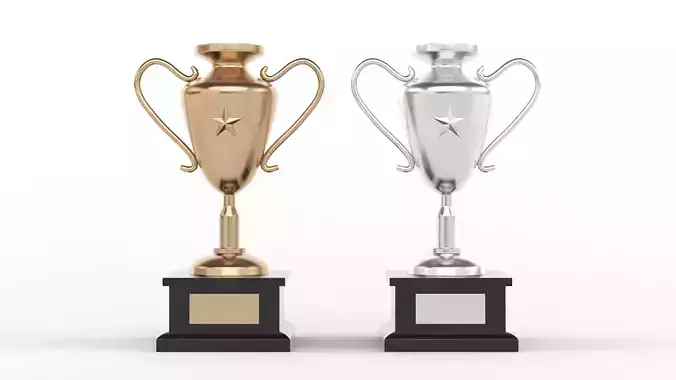 Trophy Cups 3D model