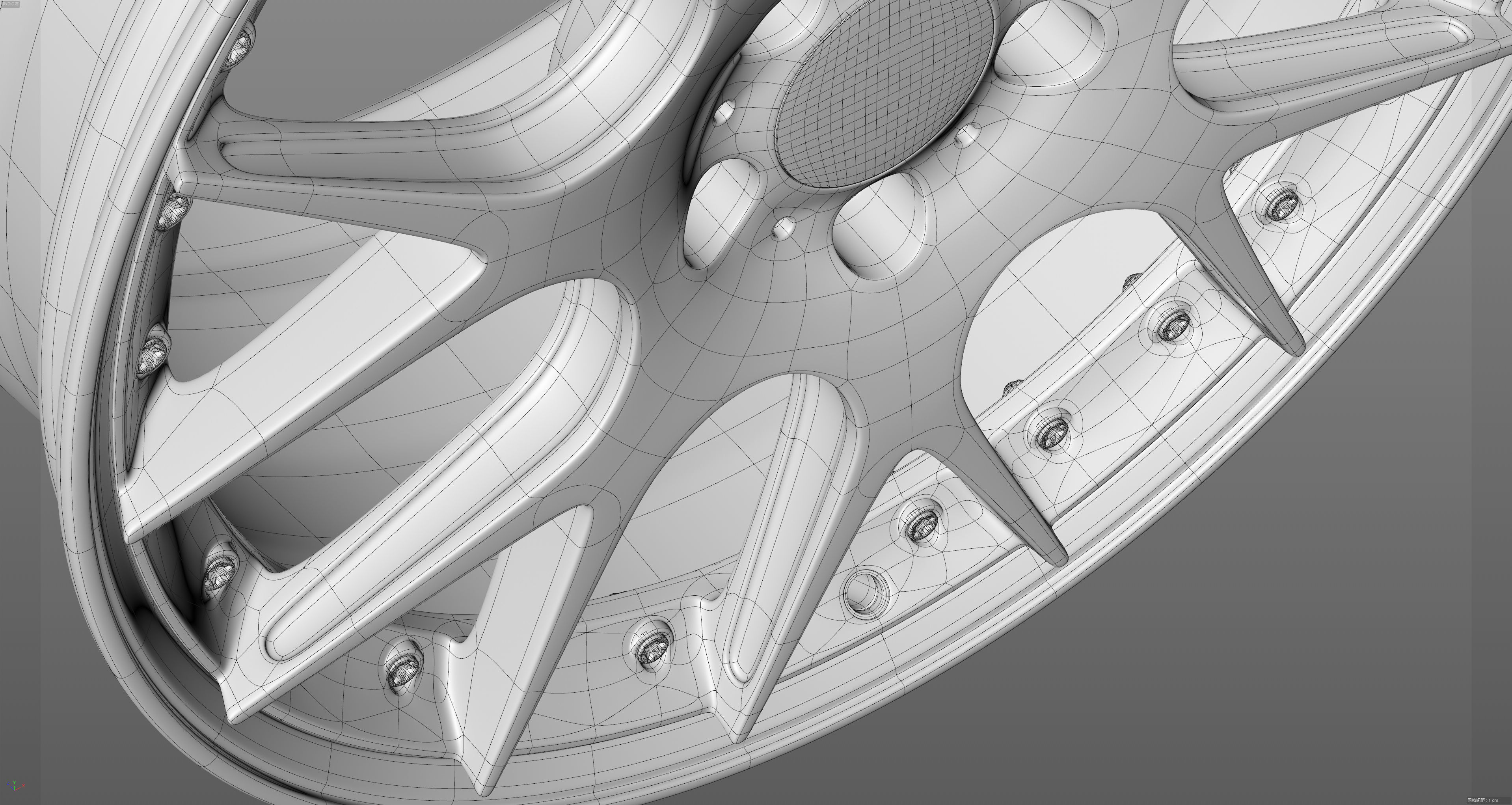 BBS CH-R2 Low-poly 3D model_29