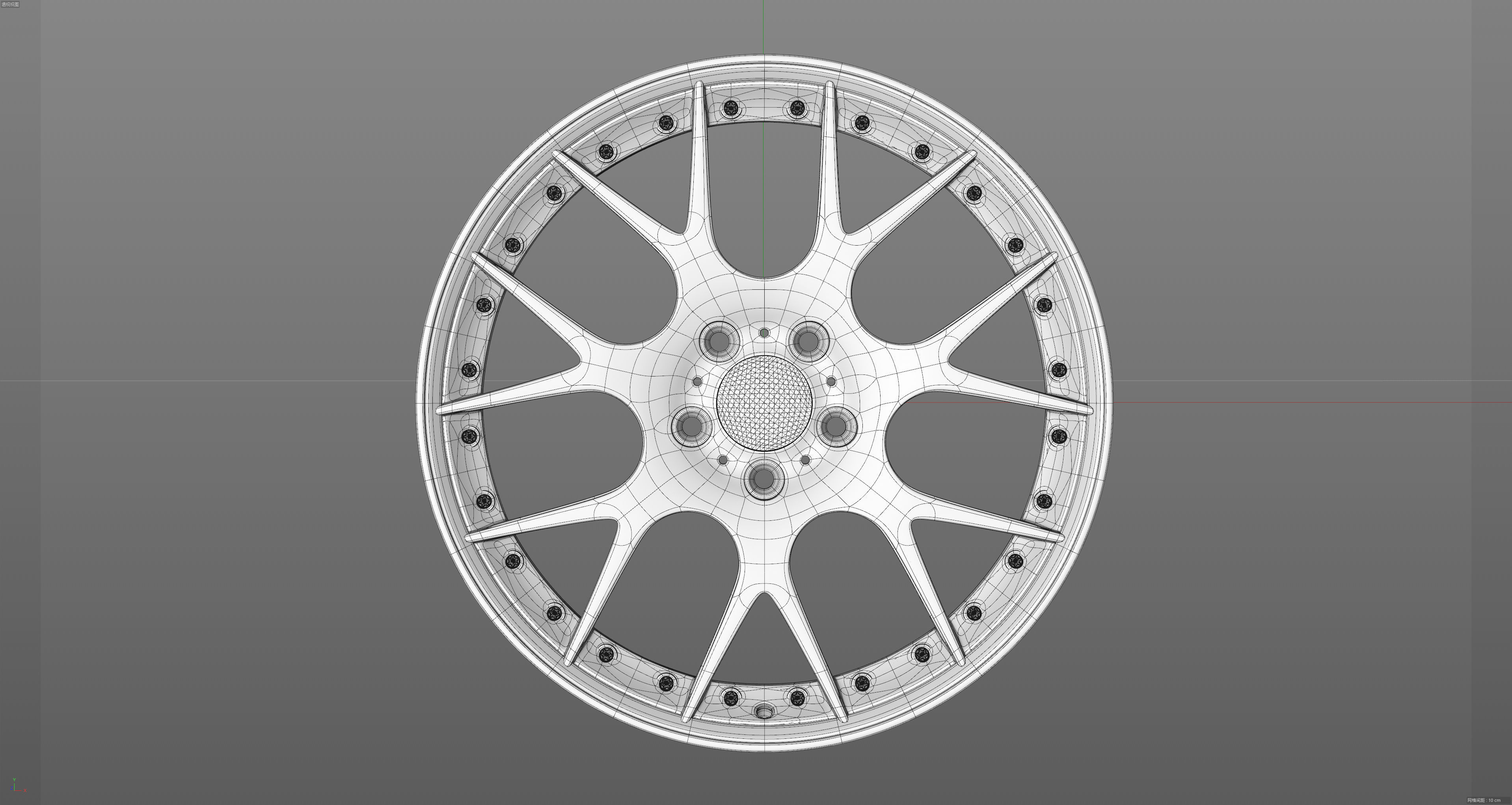 BBS CH-R2 Low-poly 3D model_24