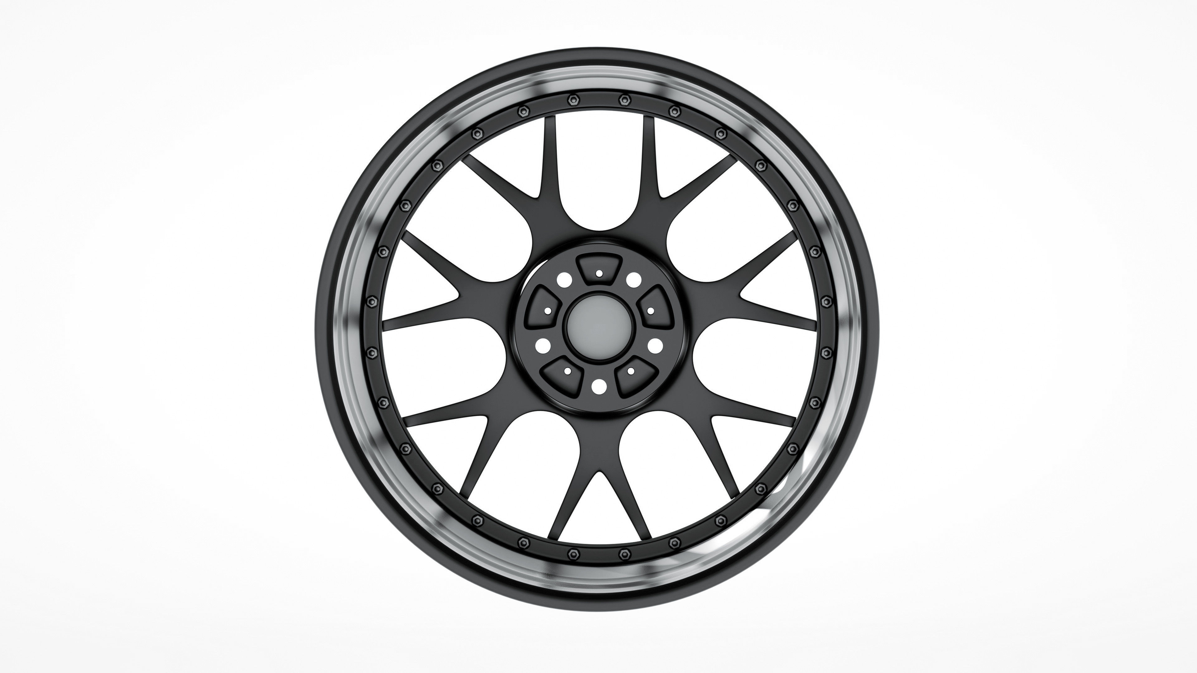 BBS CH-R2 Low-poly 3D model_5