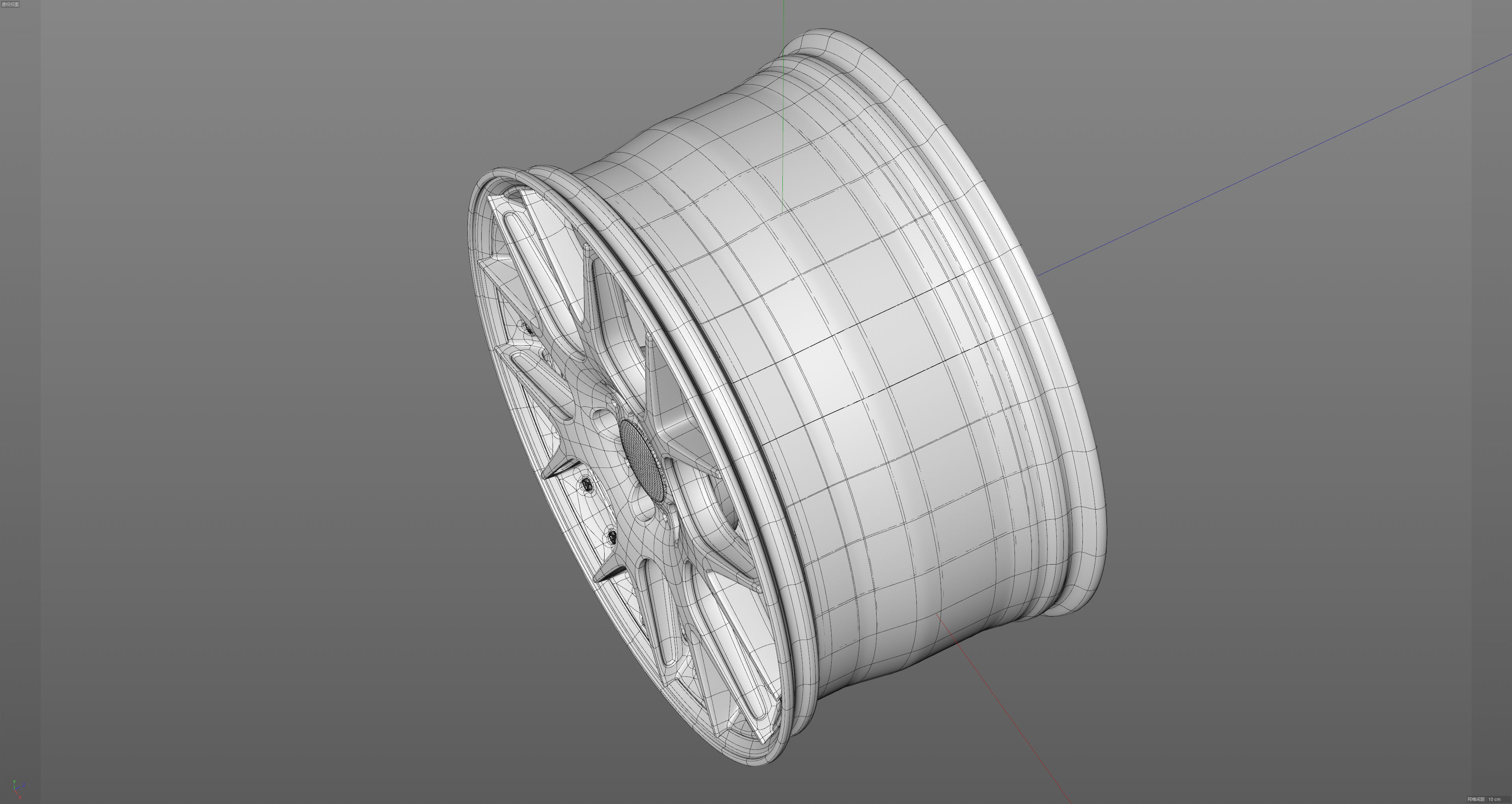 BBS CH-R2 Low-poly 3D model_28